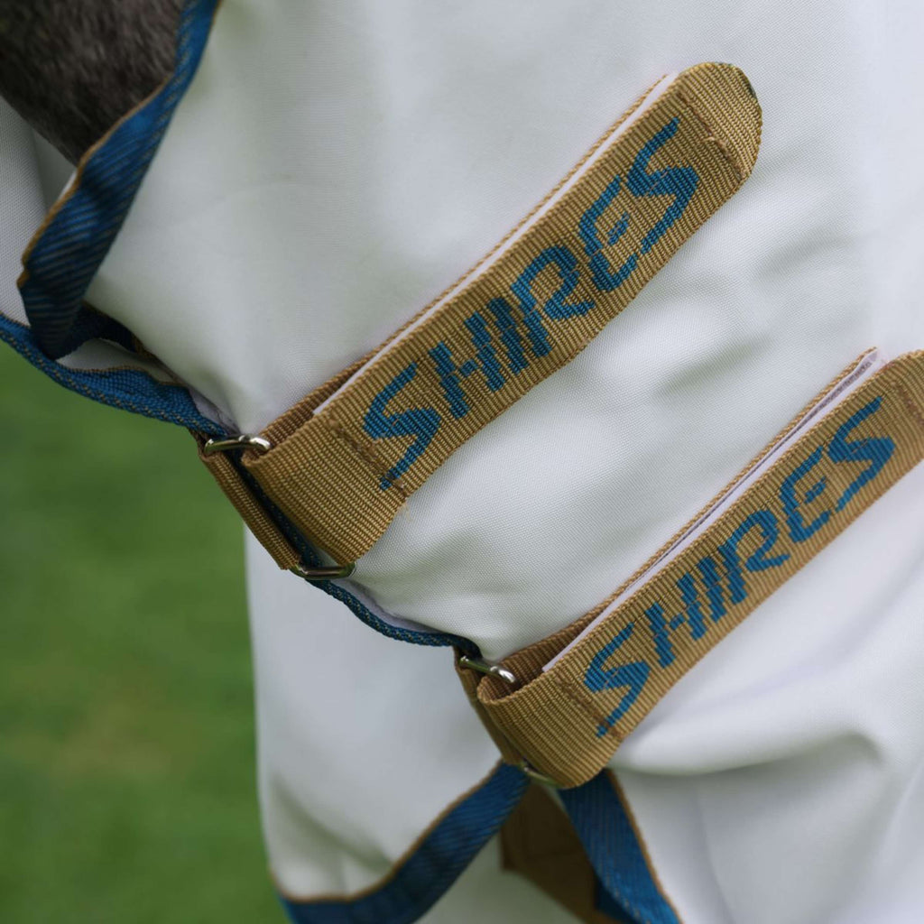 Tempest Plus by Shires Eczema Rug Sweet-Itch Combo White/Airforce