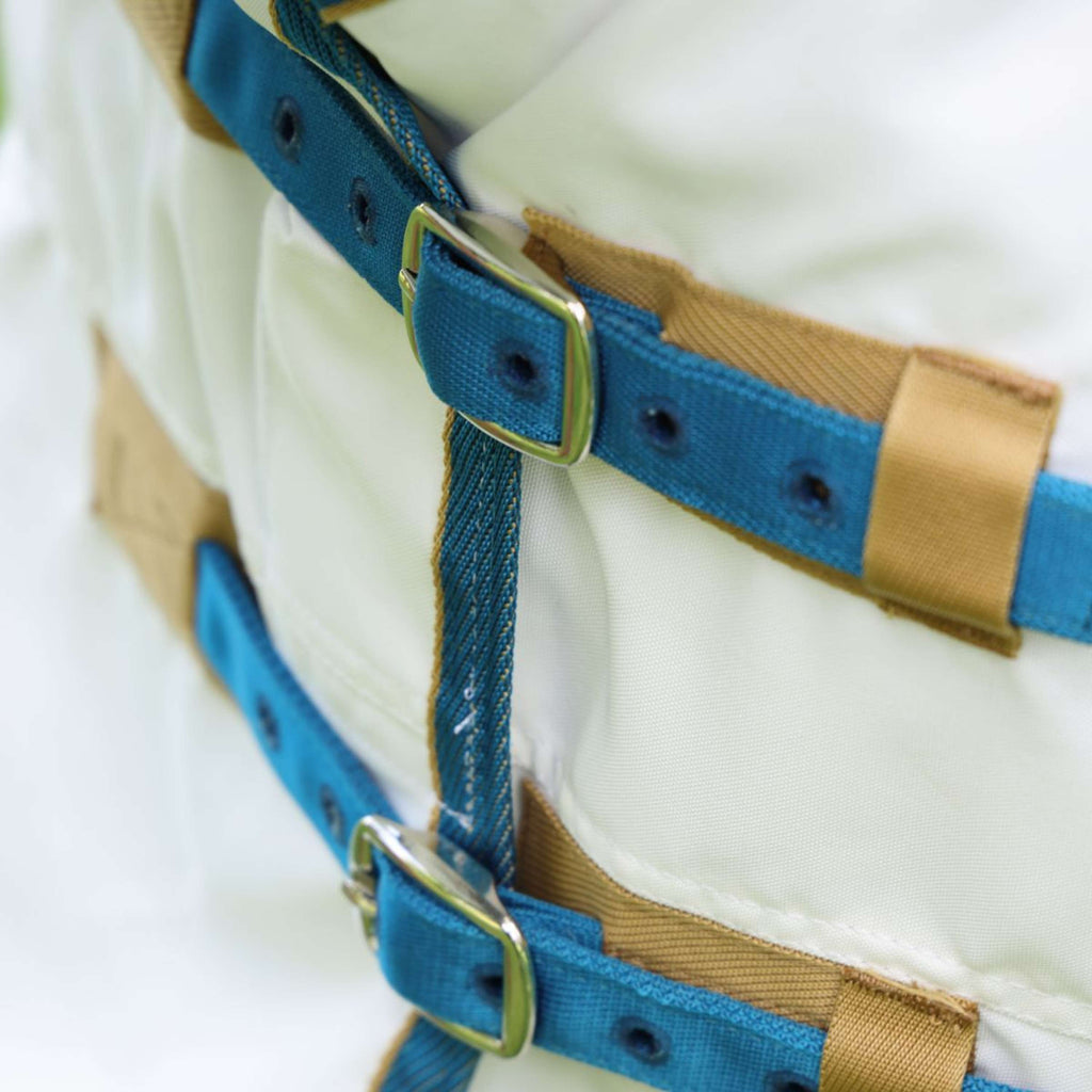 Tempest Plus by Shires Eczema Rug Sweet-Itch Combo White/Airforce