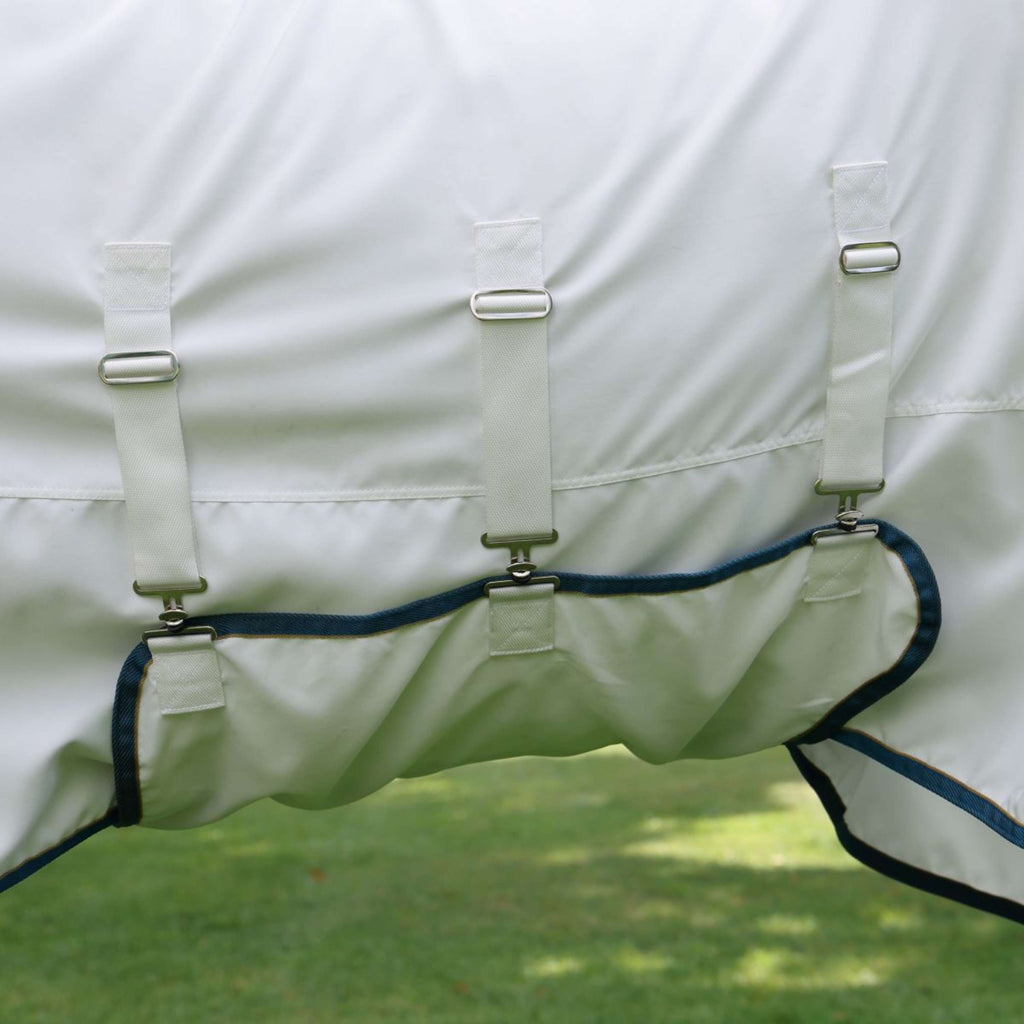 Tempest Plus by Shires Eczema Rug Sweet-Itch Combo White/Airforce