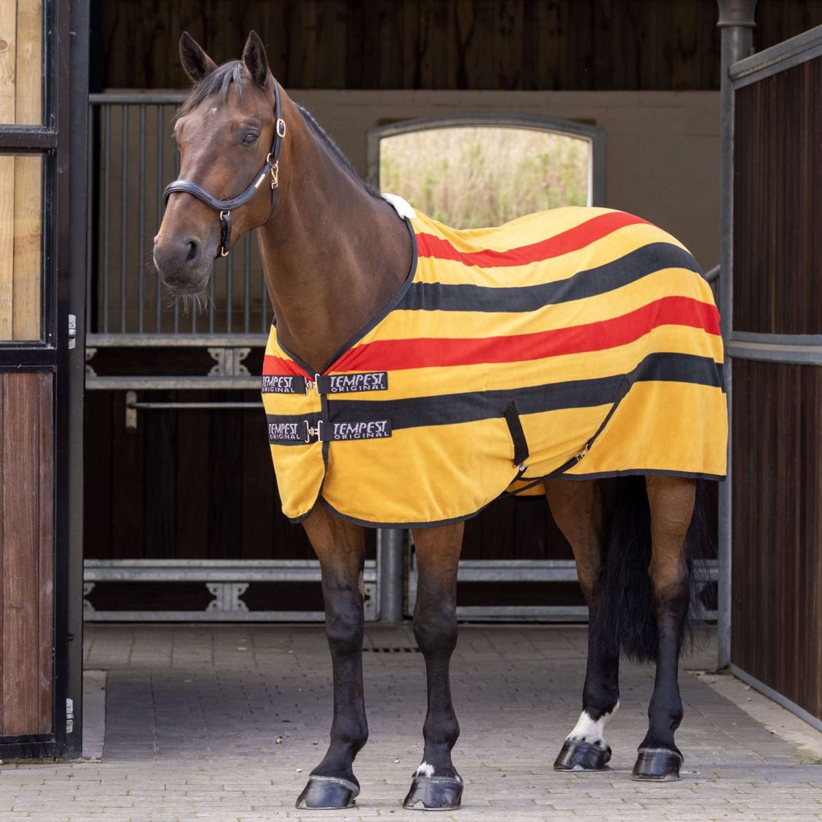 Tempest Original by Shires Fleece Rug Original Newmarket Stripe