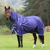 Shires Rain Rug Original Lite Turnout Combo Navy