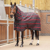 Tempest Plus by Shires Stable Rug Combo 200g Red Tartin