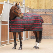 Tempest Plus by Shires Stable Rug 200g Red Tartin