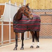 Tempest Plus by Shires Stable Rug 200g Red Tartin