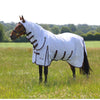 Highlander Plus by Shires Fly Rug Combo White/Black Cherry