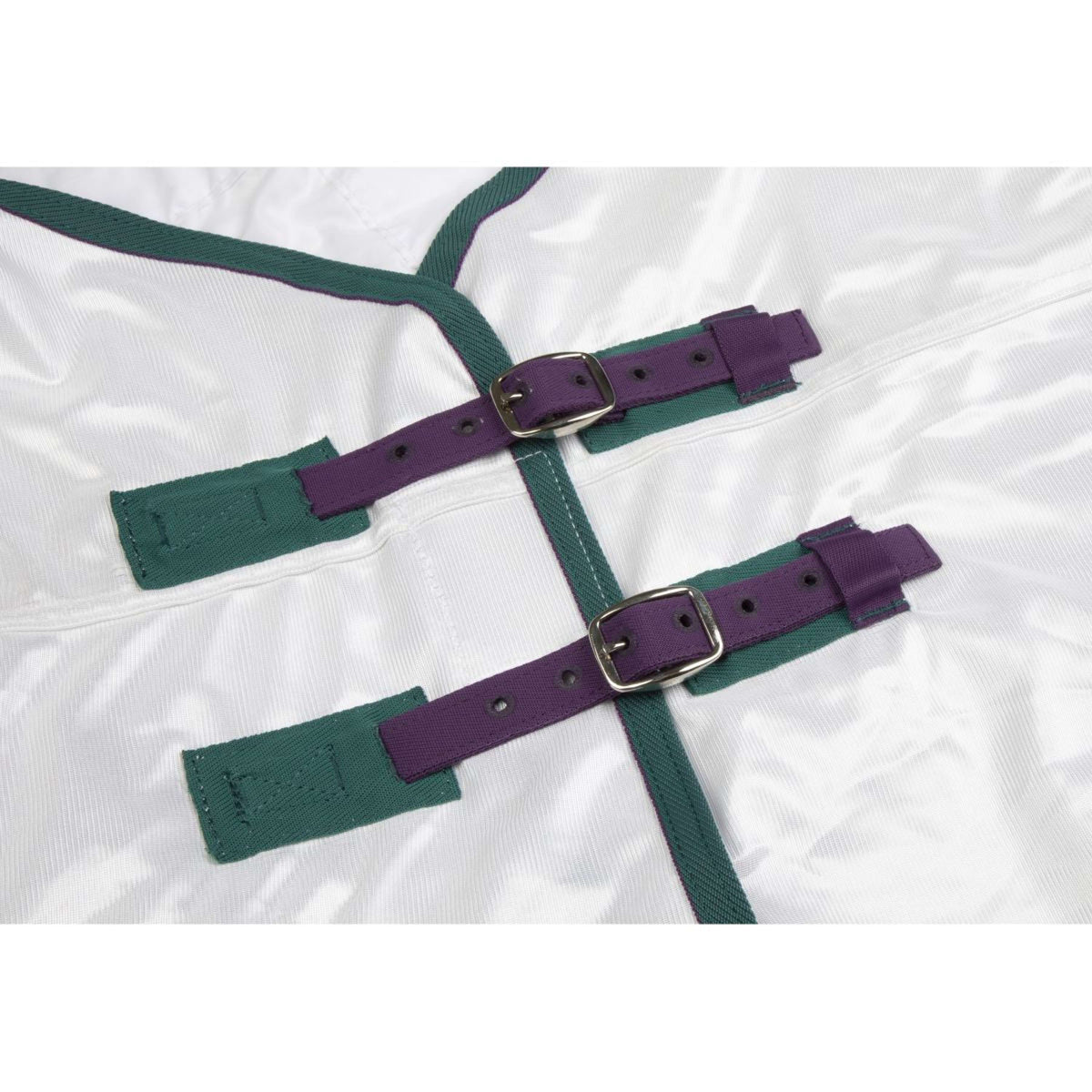 Highlander Plus Fly Rug Combo White/Black Cherry