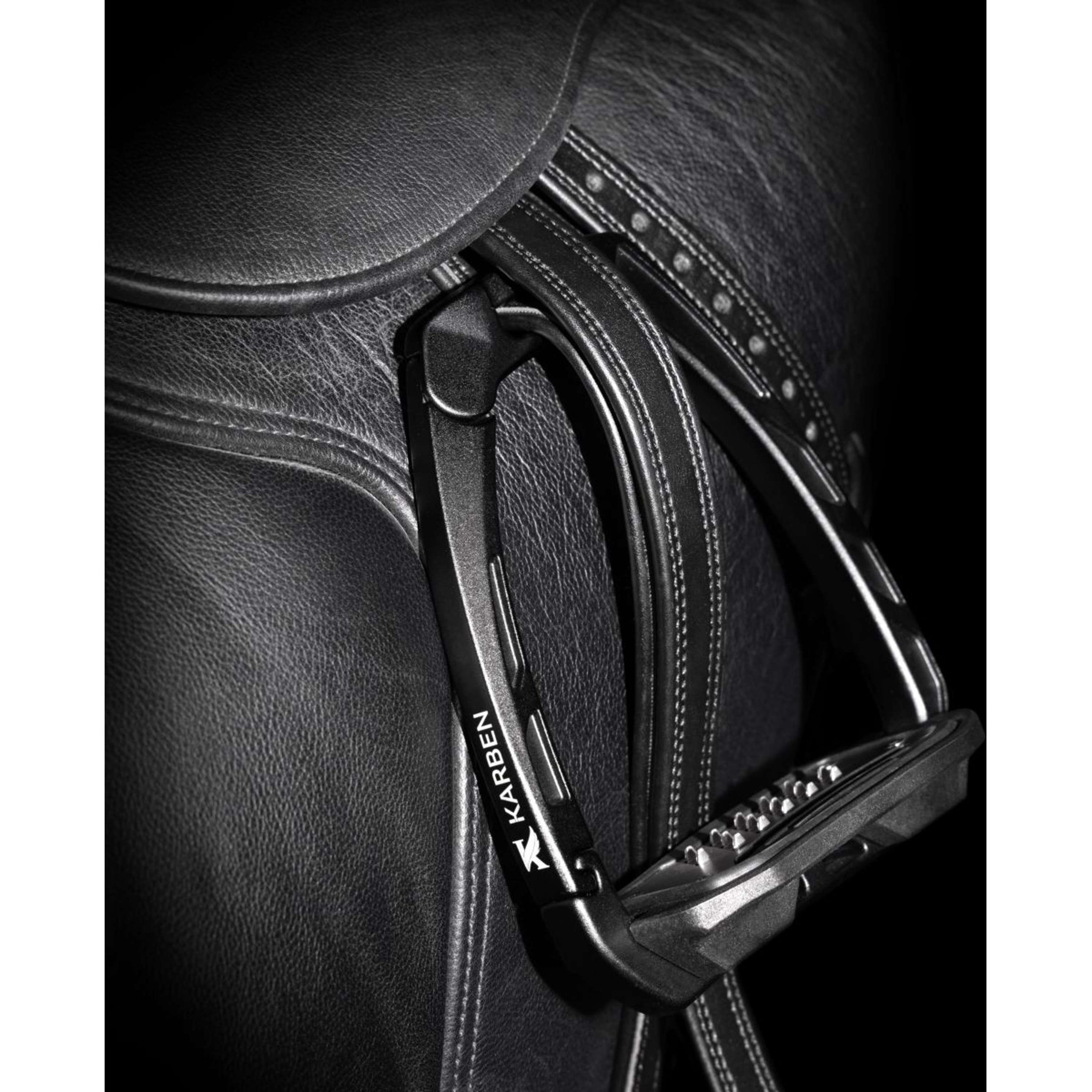 Karben by Shires Stirrups Ultra Grip Black