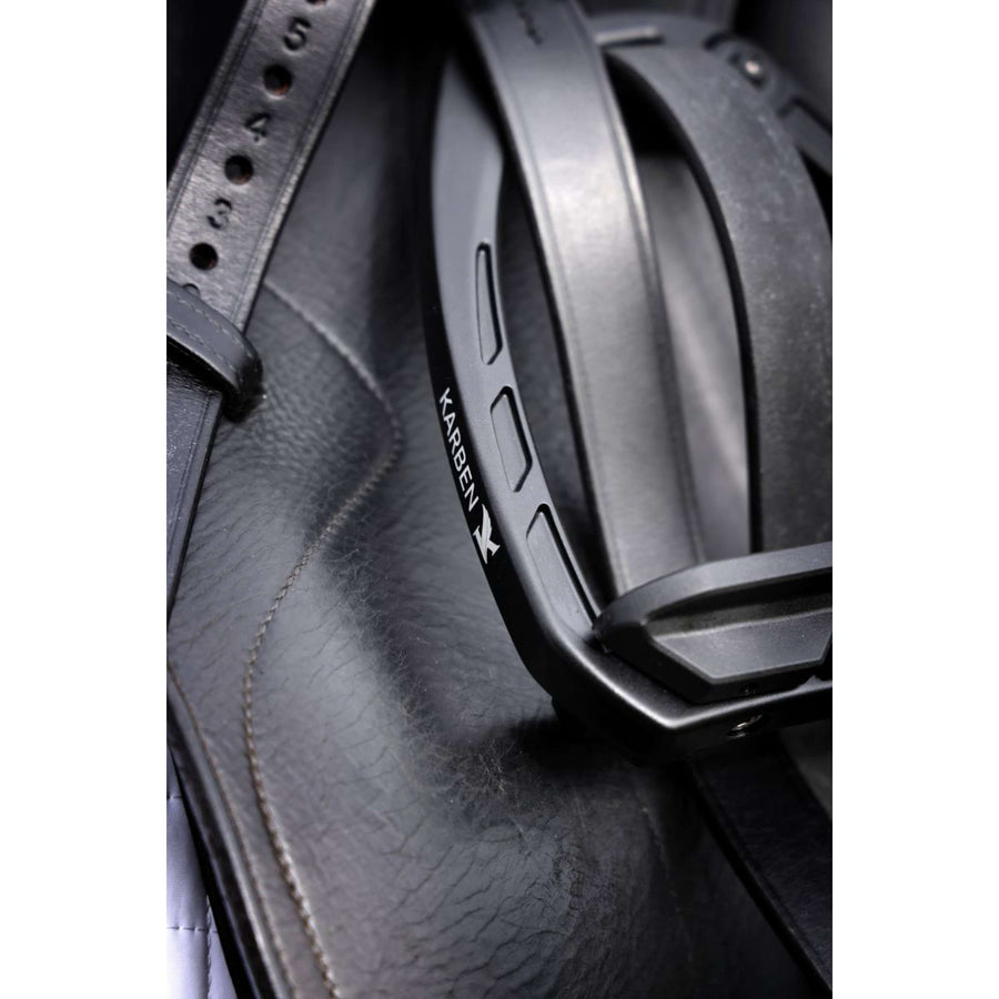 Karben by Shires Stirrups Ultra Grip Black