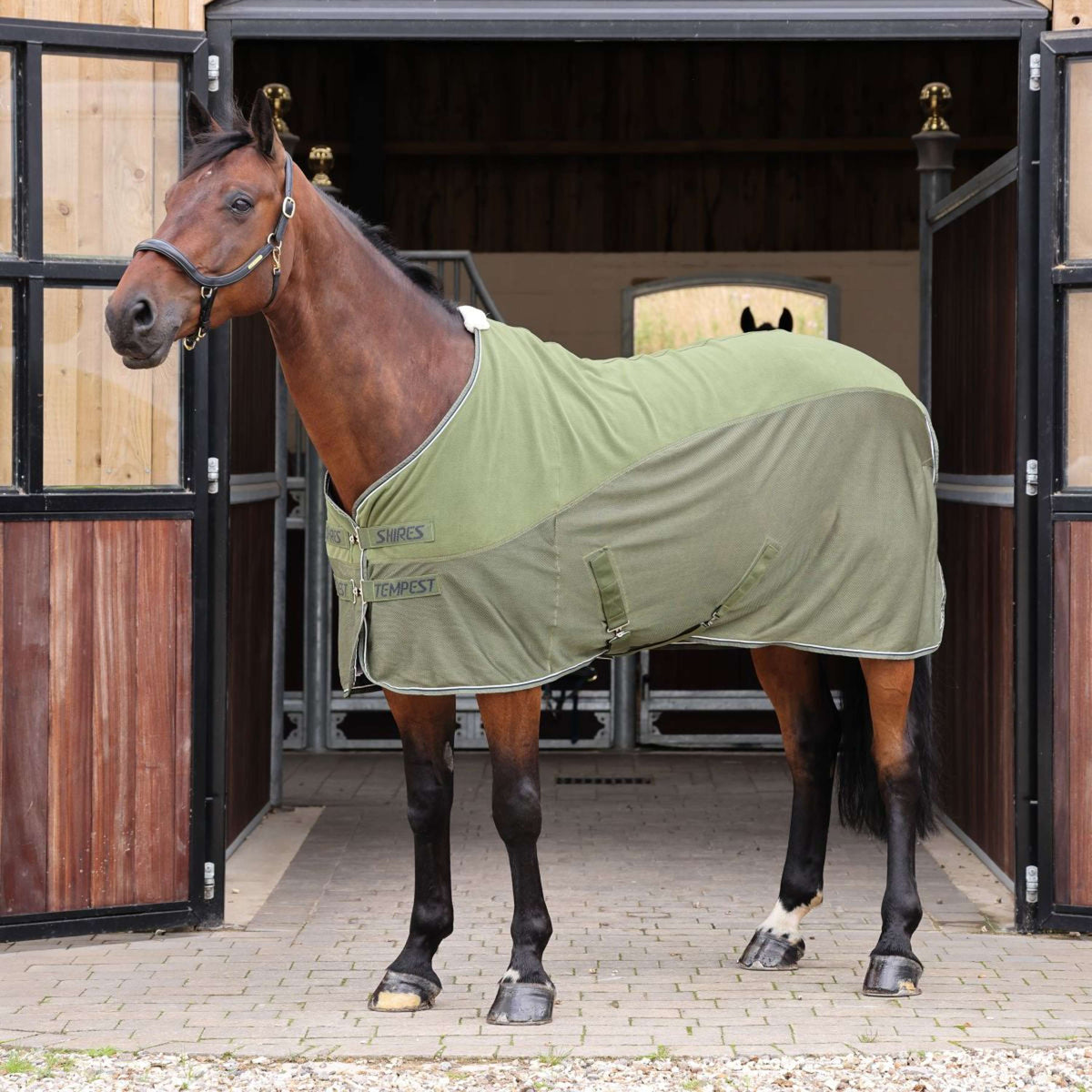 Tempest Original by Shires Sweat Rug Original Fleece/Mesh Khaki