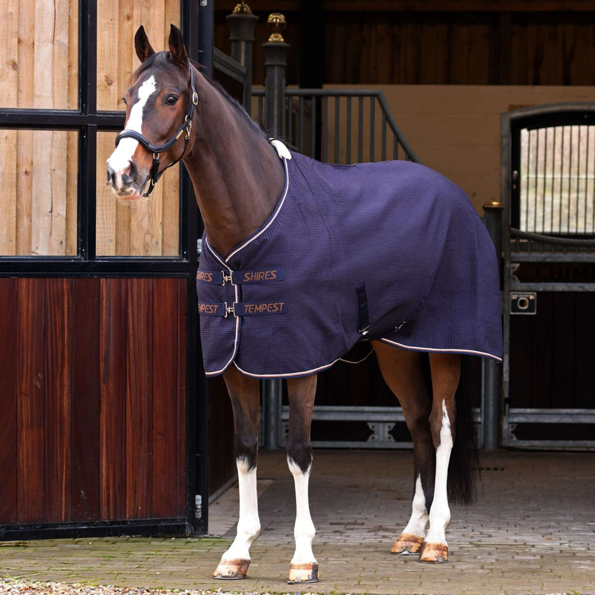 Tempest Original by Shires Sweat Rug Original Waffle Navy