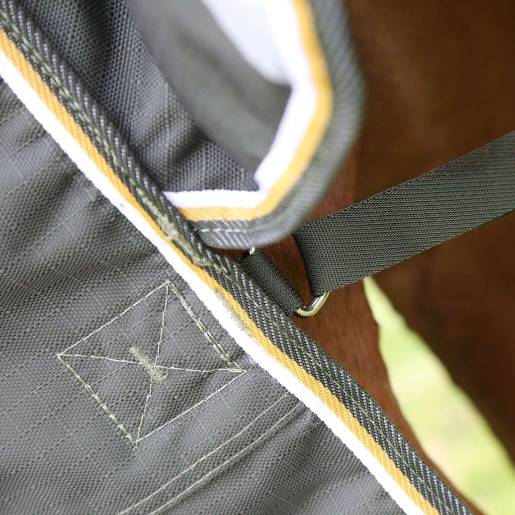 Highlander Plus by Shires Rain Rug Turnout 50g Green