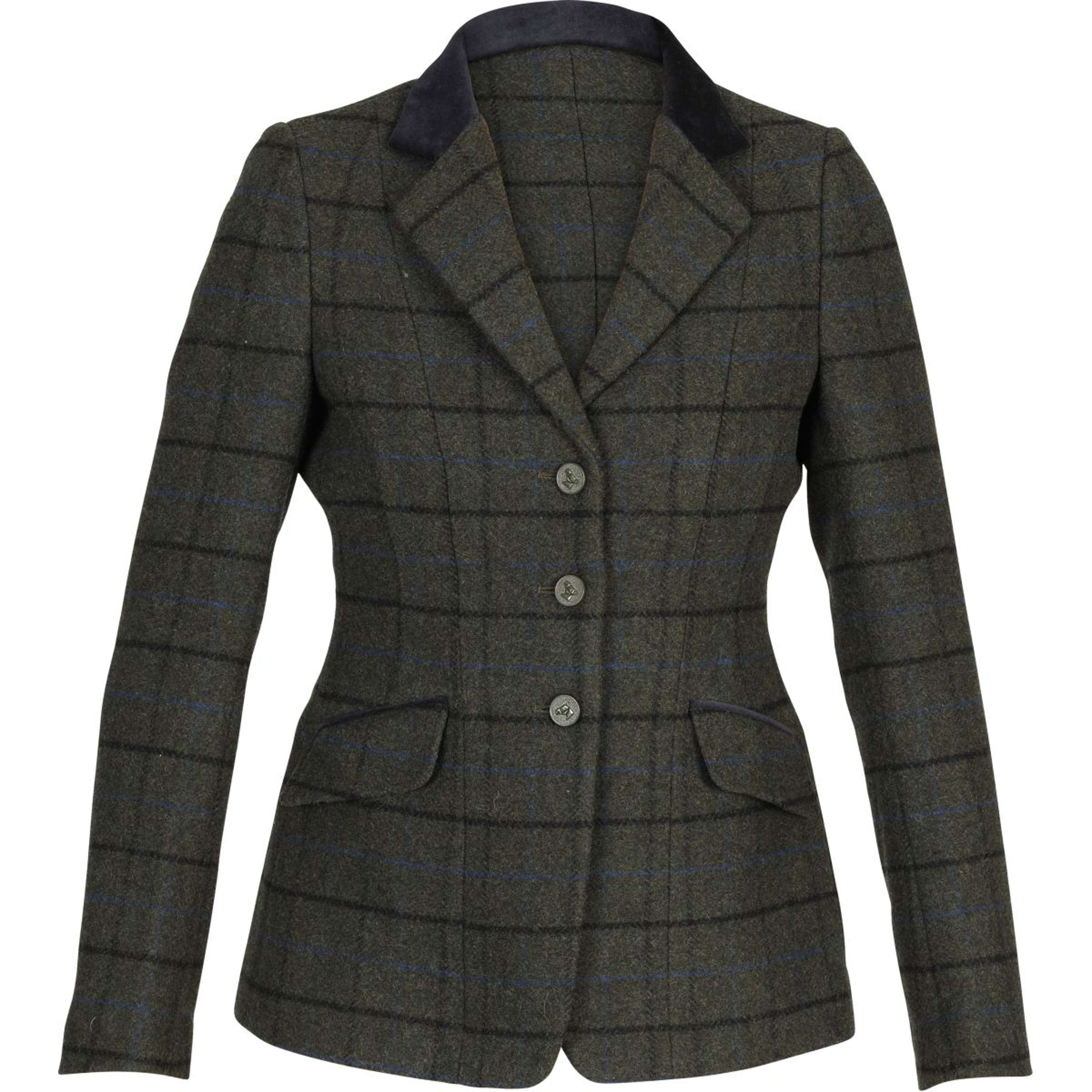 Aubrion by Shires Competition Jacket Saratoga Dark Green Check