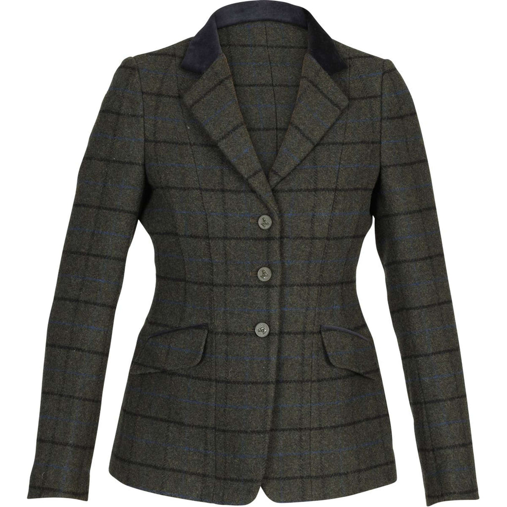 Aubrion by Shires Competition Jacket Saratoga Dark Green Check