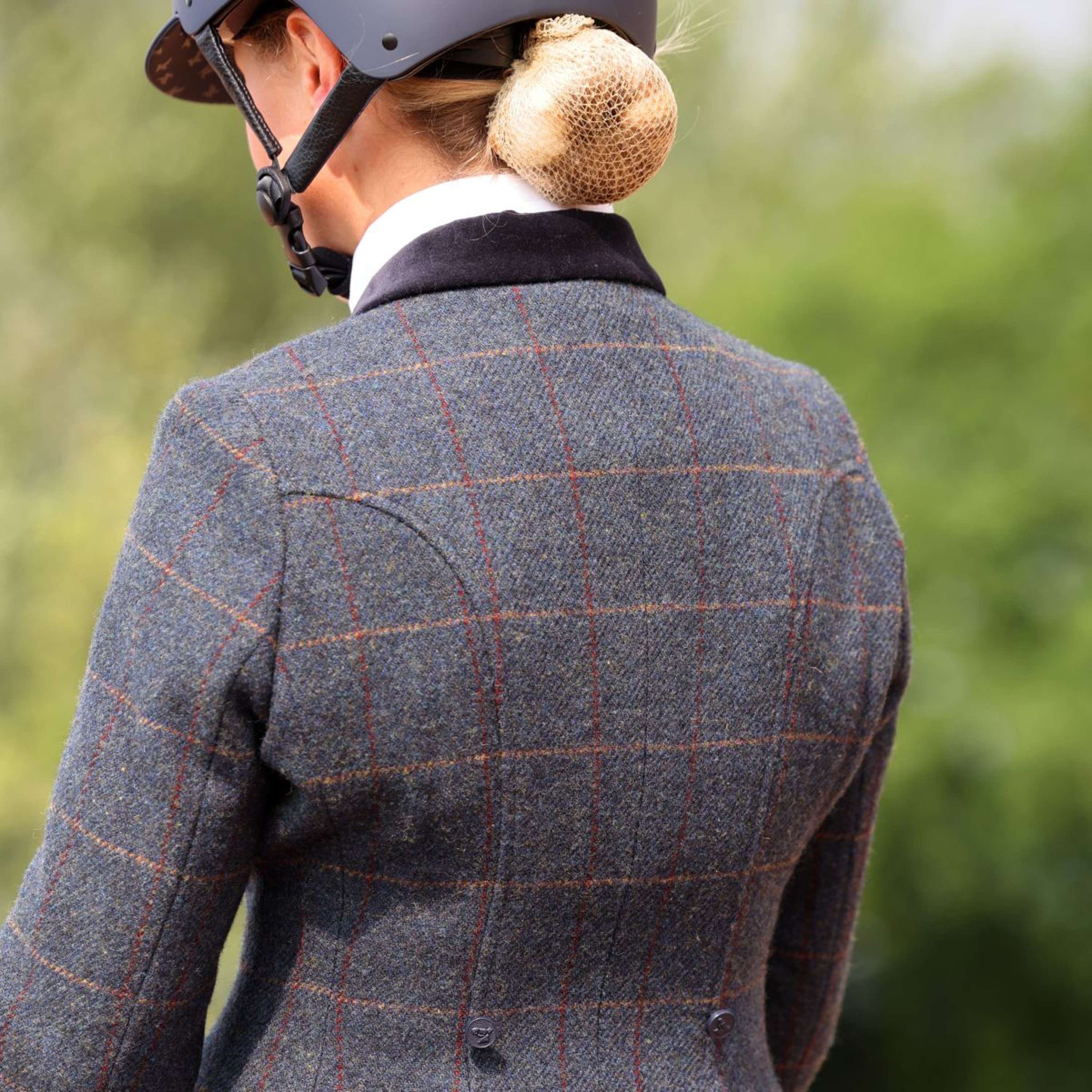 Aubrion by Shires Competition Jacket Saratoga Juniper Navy Check