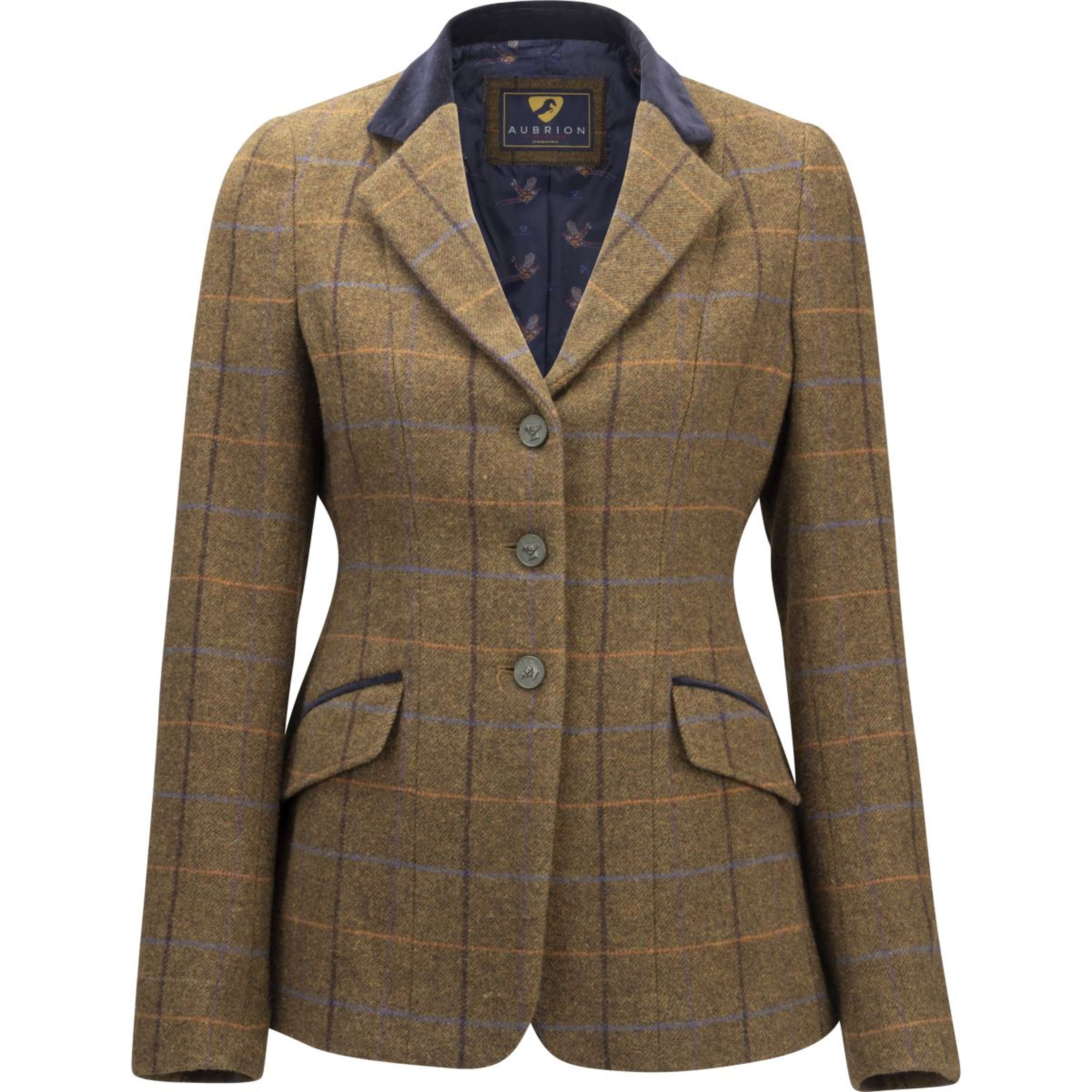 Aubrion by Shires Competition Jacket Saratoga Oak Brown Check