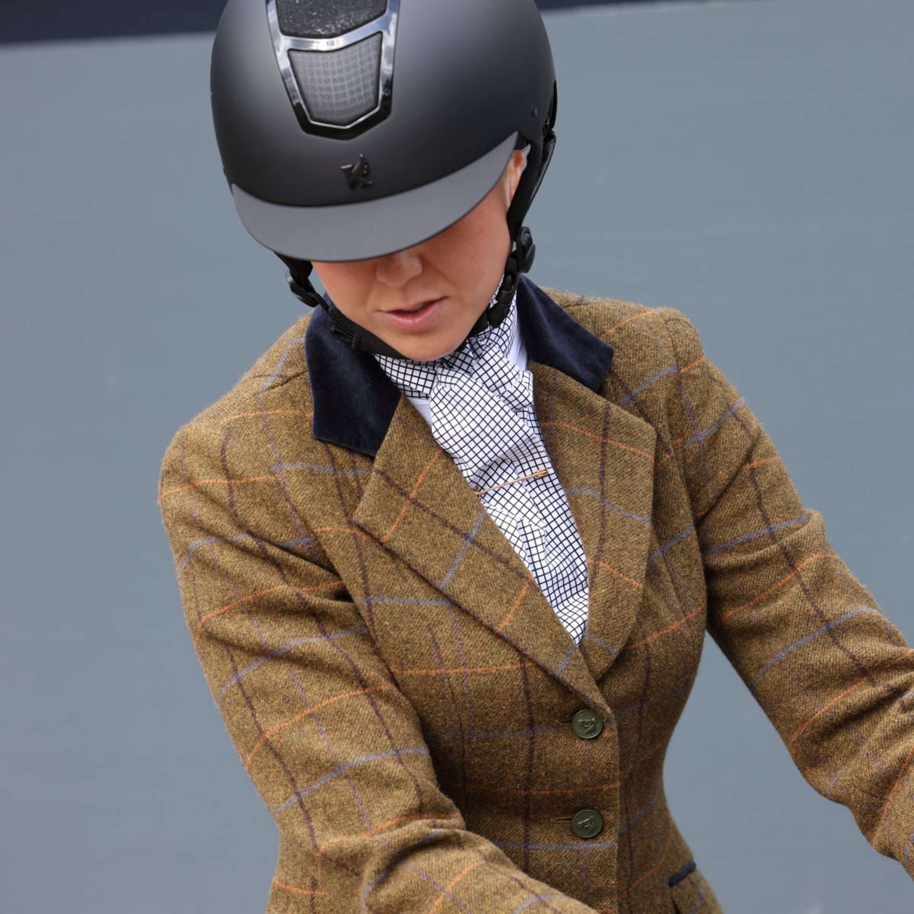 Aubrion by Shires Competition Jacket Saratoga Oak Brown Check