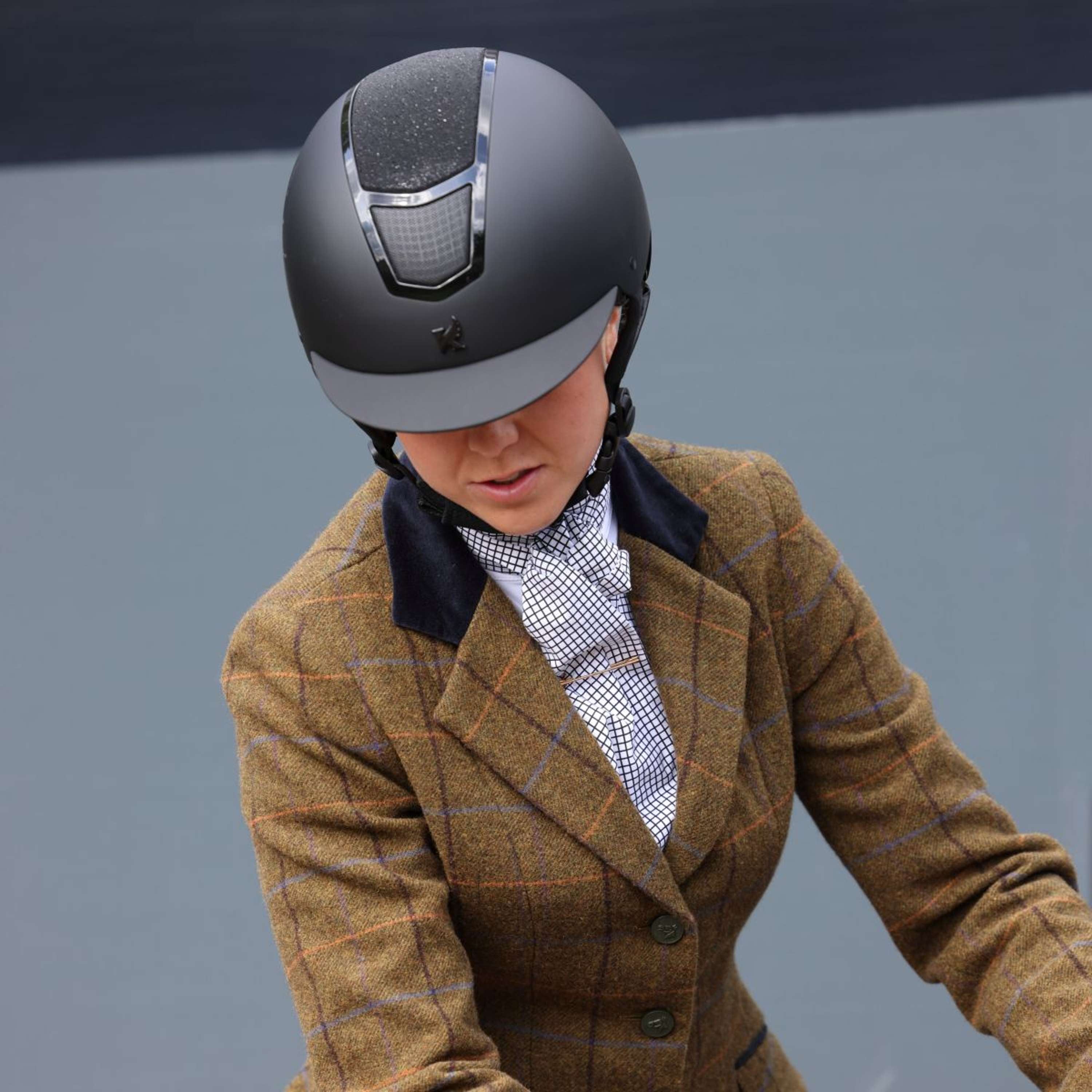 Aubrion by Shires Competition Jacket Saratoga Oak Brown Check
