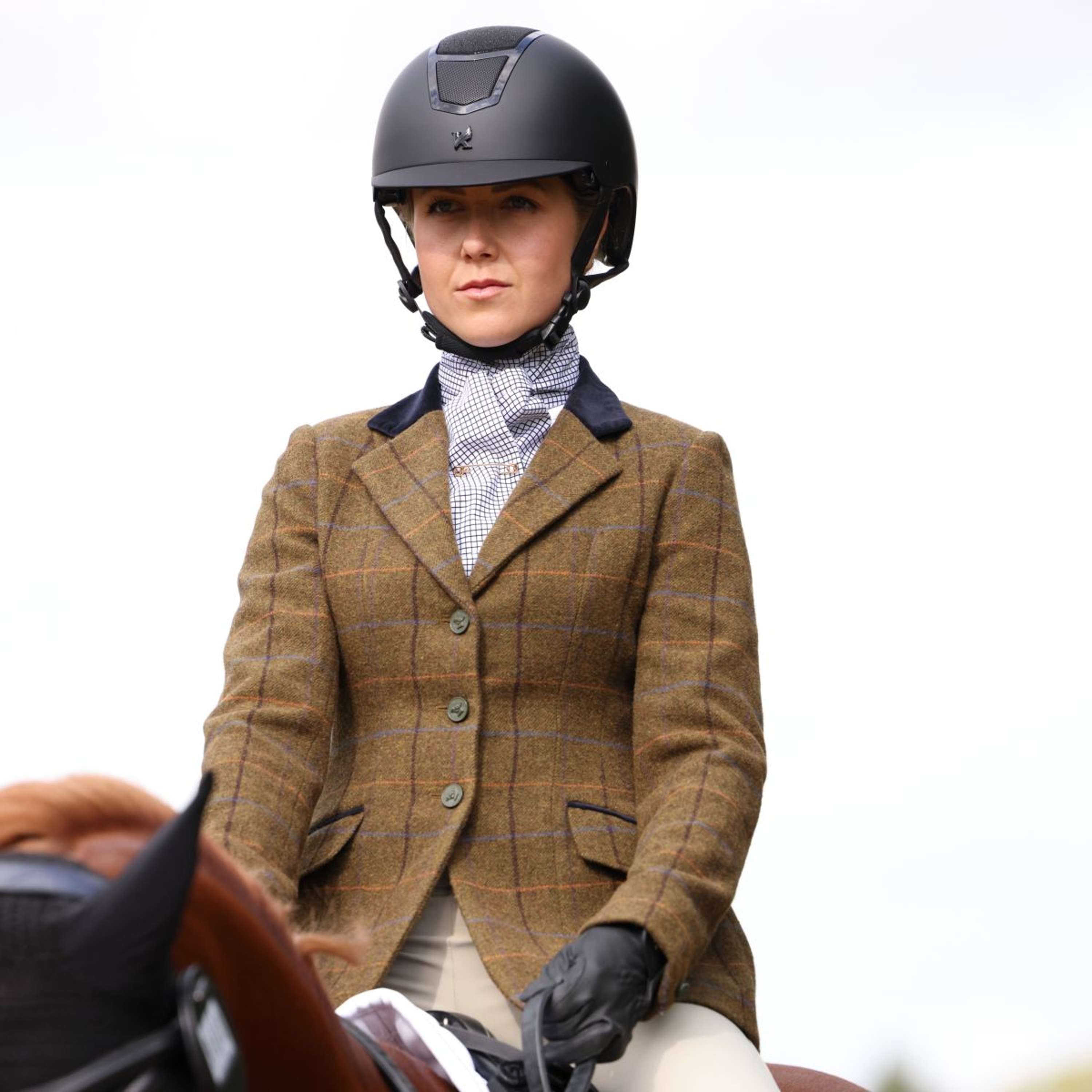 Aubrion by Shires Competition Jacket Saratoga Oak Brown Check