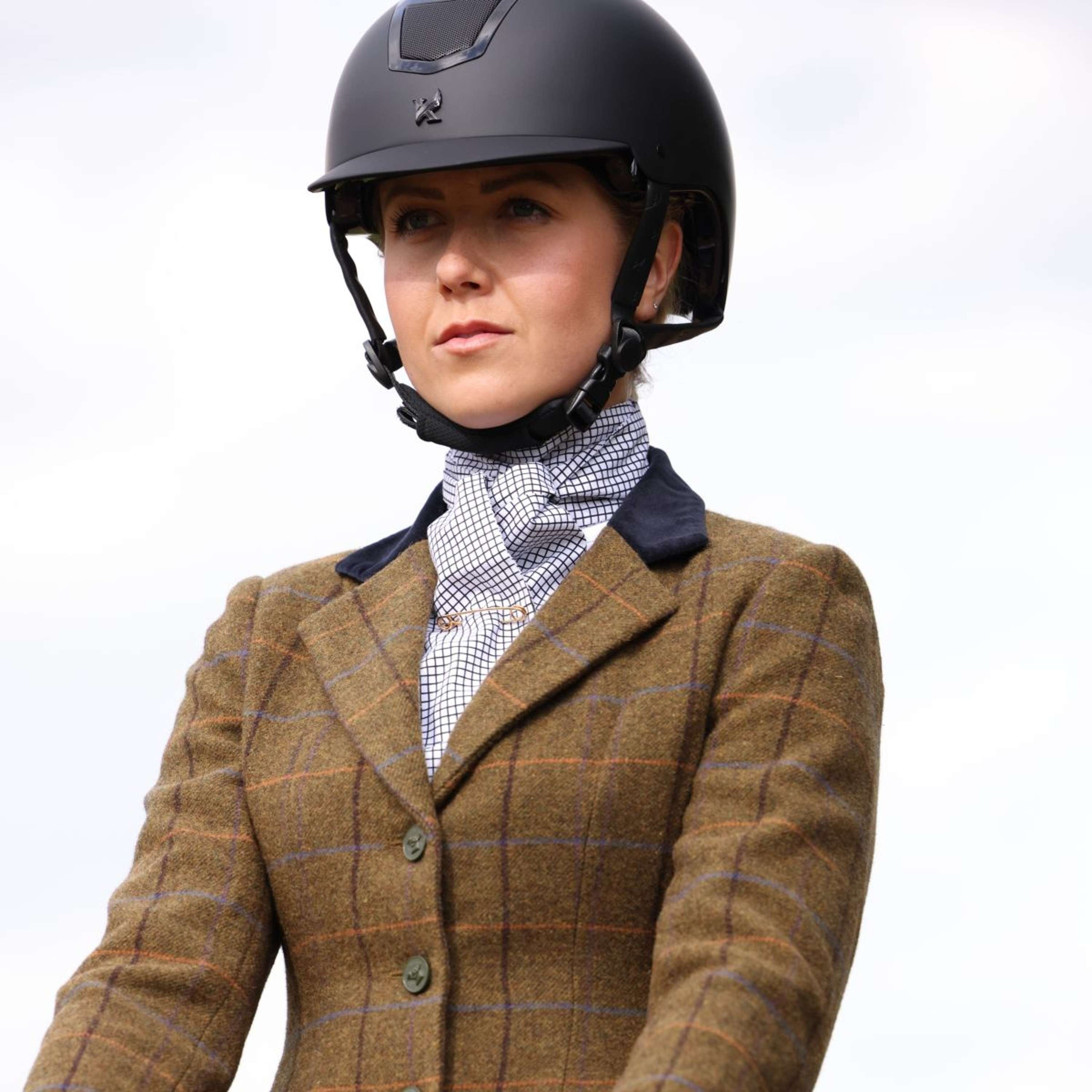 Aubrion by Shires Competition Jacket Saratoga Oak Brown Check
