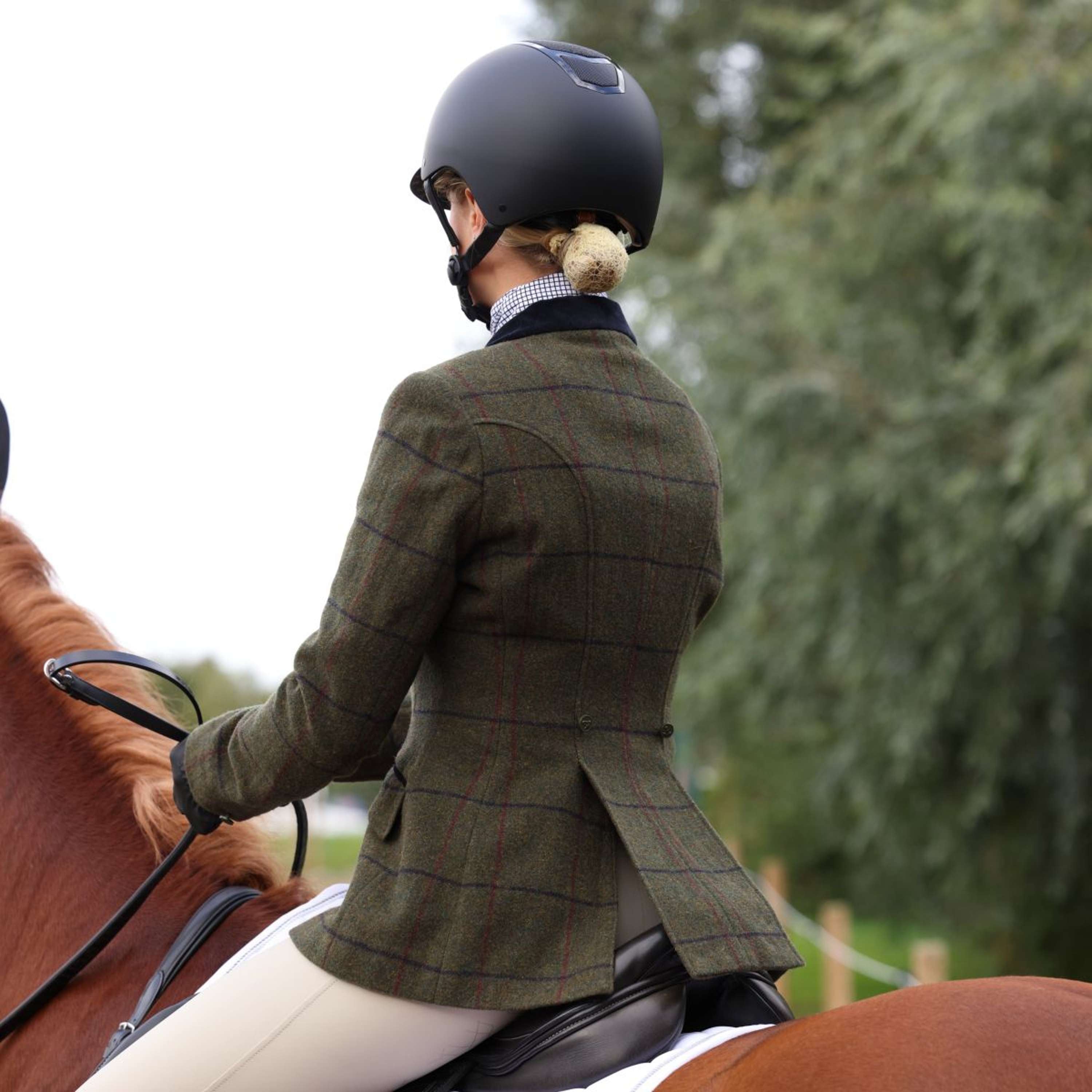 Aubrion by Shires Competition Jacket Saratoga Spruce Green Check