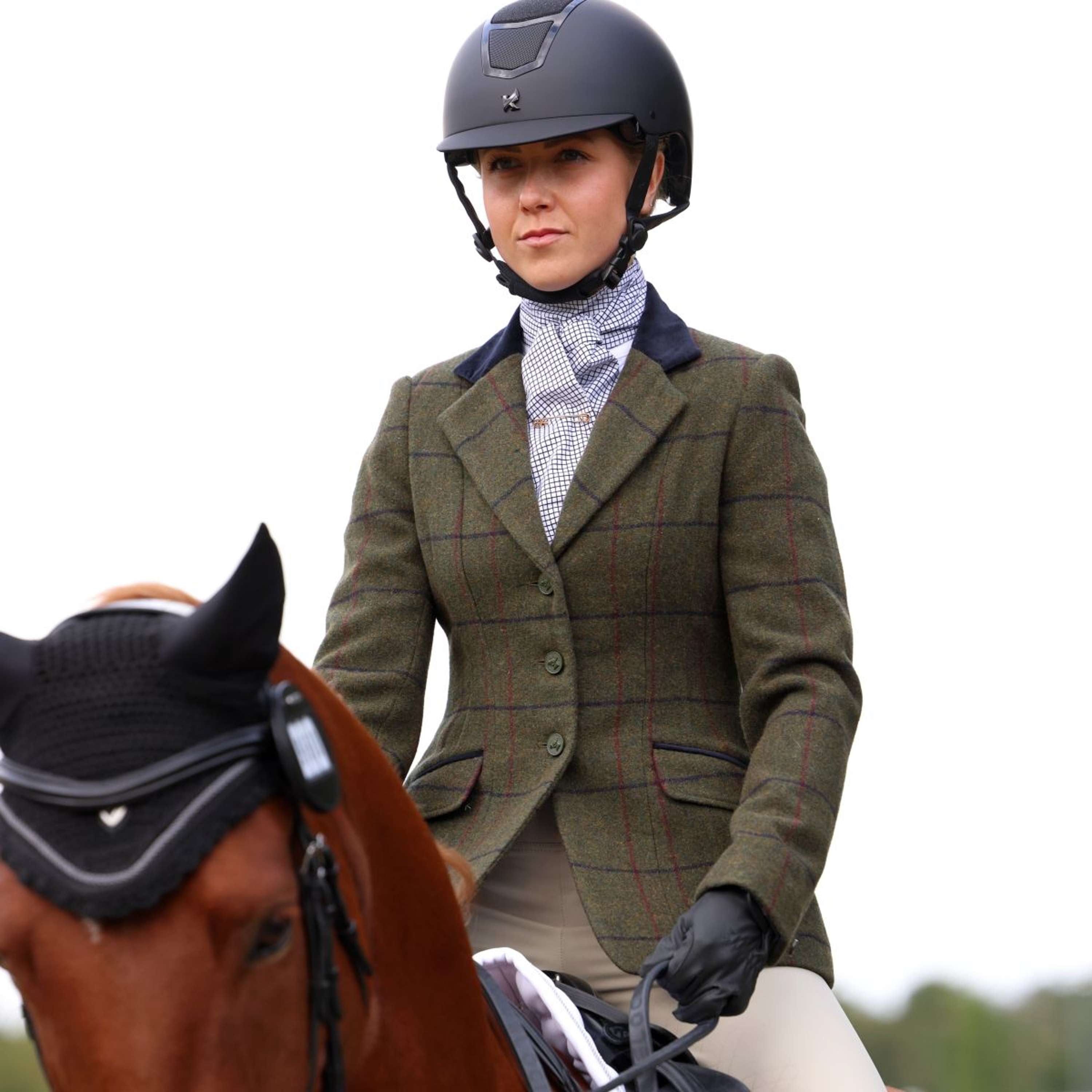 Aubrion by Shires Competition Jacket Saratoga Spruce Green Check