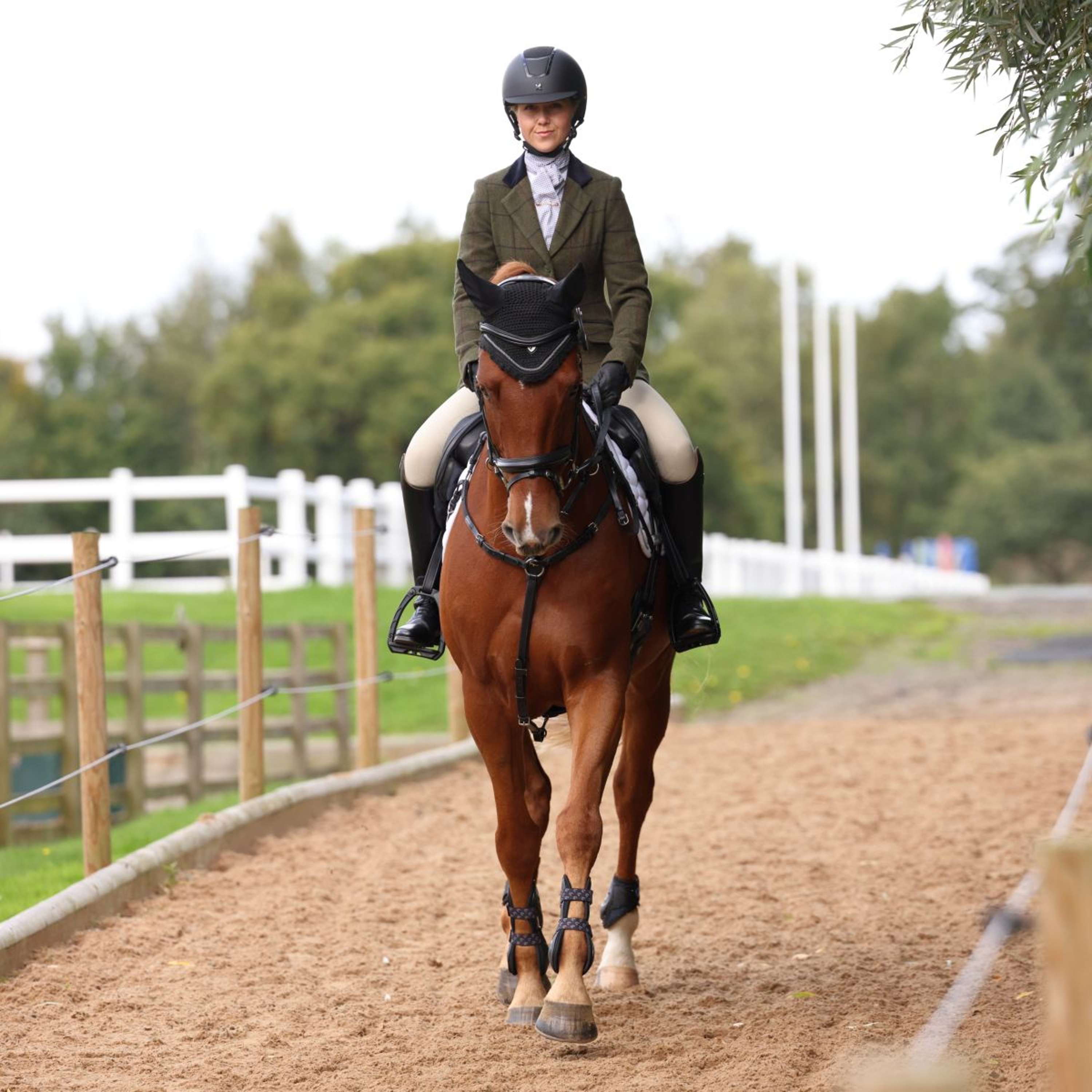 Aubrion by Shires Competition Jacket Saratoga Spruce Green Check