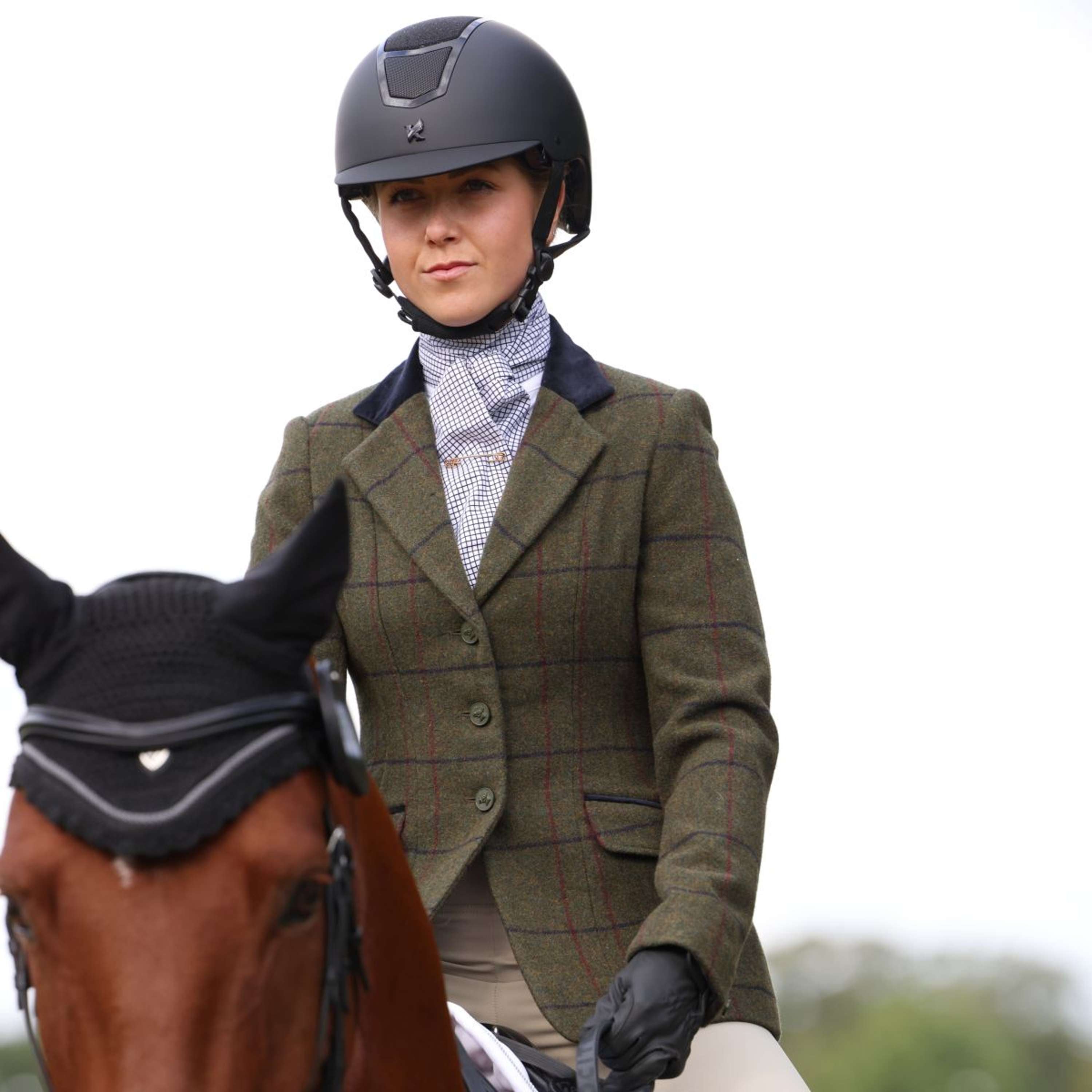 Aubrion by Shires Competition Jacket Saratoga Spruce Green Check
