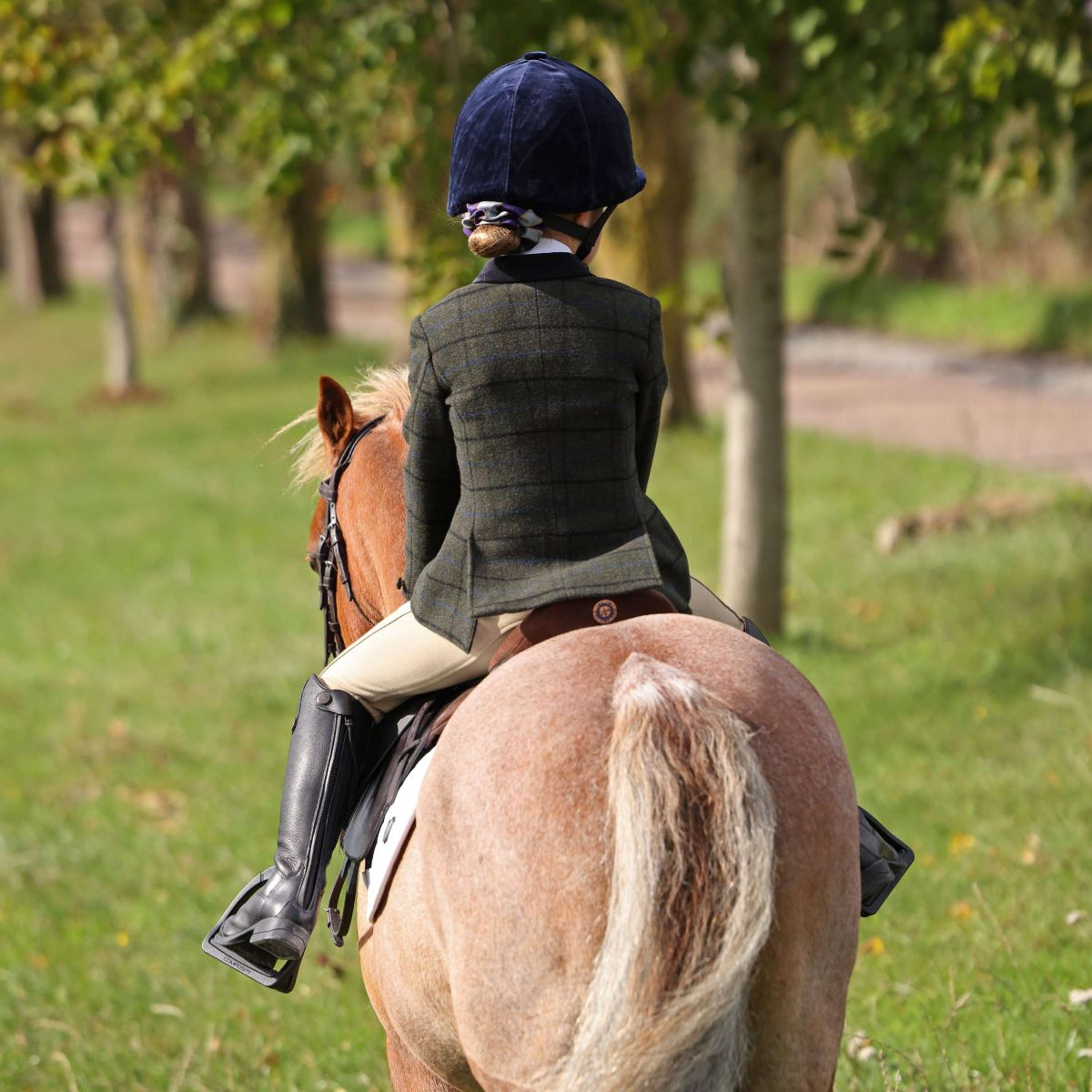 Aubrion by Shires Competition Jacket Saratoga Children Dark Green Check