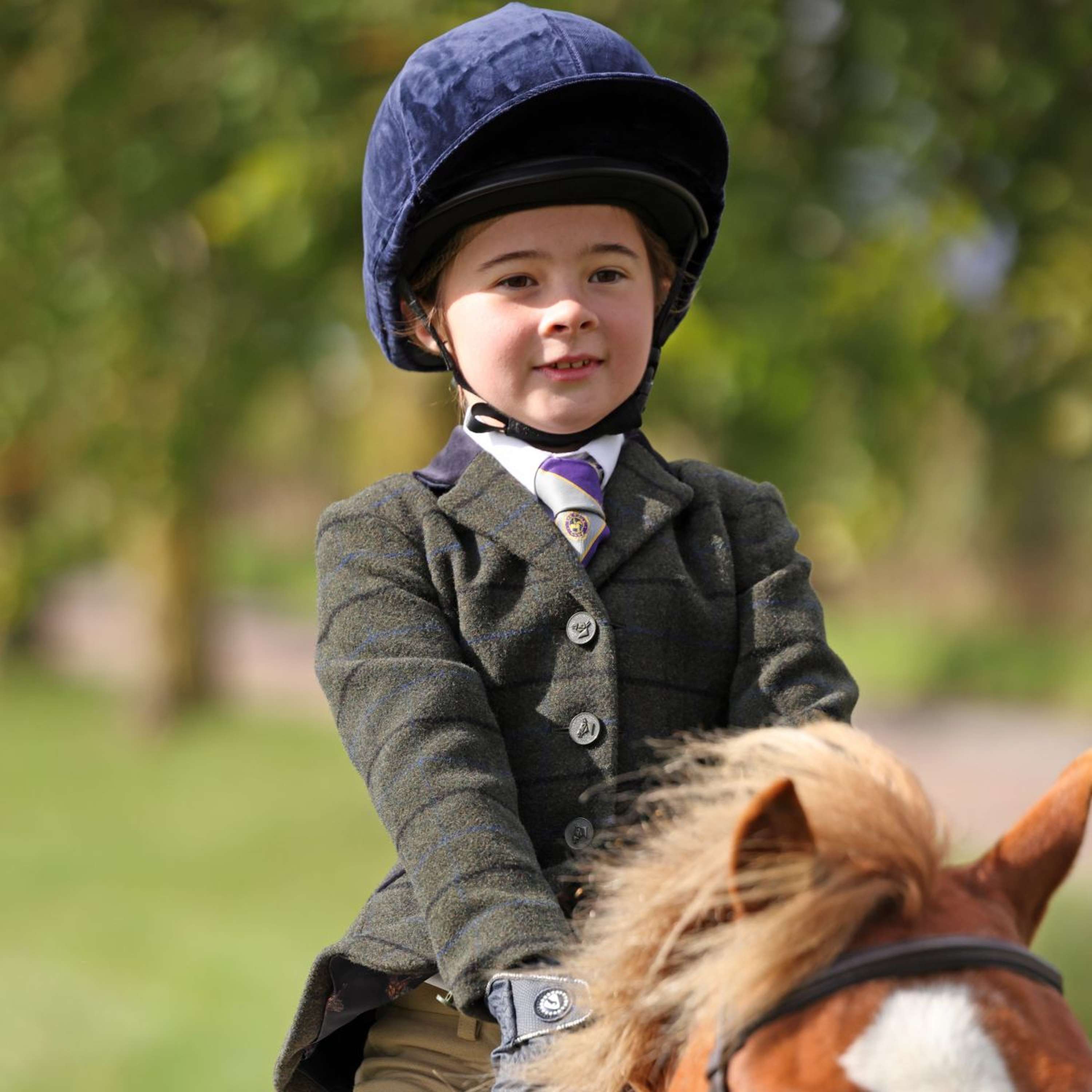 Aubrion by Shires Competition Jacket Saratoga Children Dark Green Check