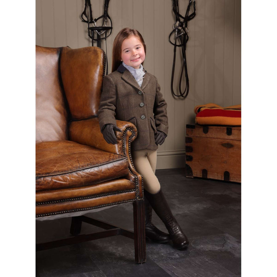 Aubrion by Shires Competition Jacket Saratoga Children Green Check