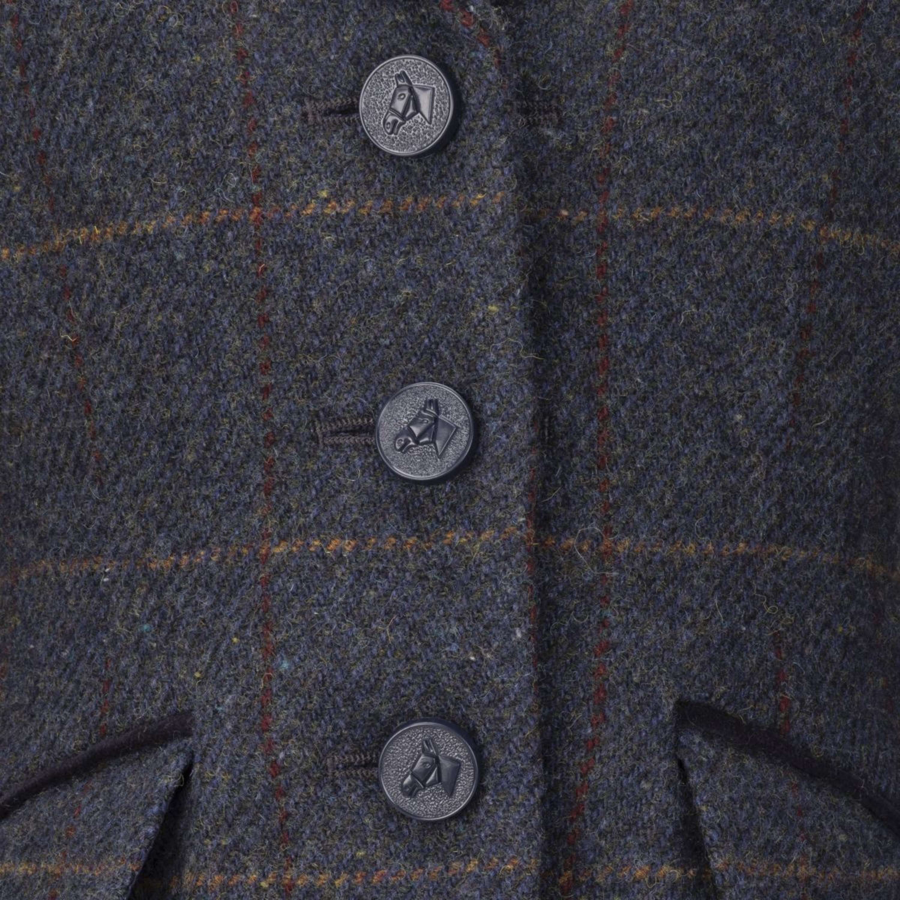 Aubrion by Shires Competition Jacket Saratoga Children Juniper Navy Check