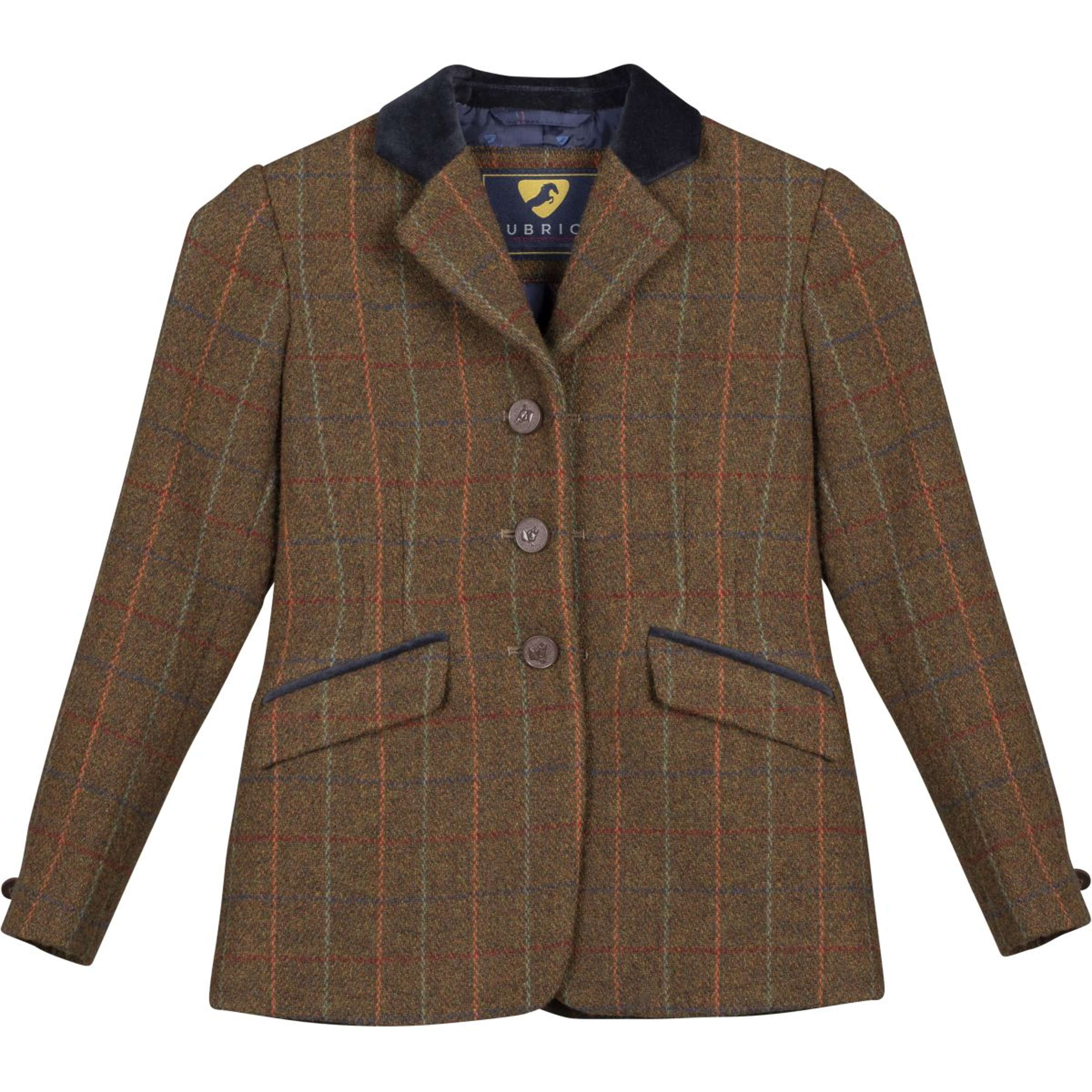Aubrion by Shires Competition Jacket Saratoga Children Rust Check
