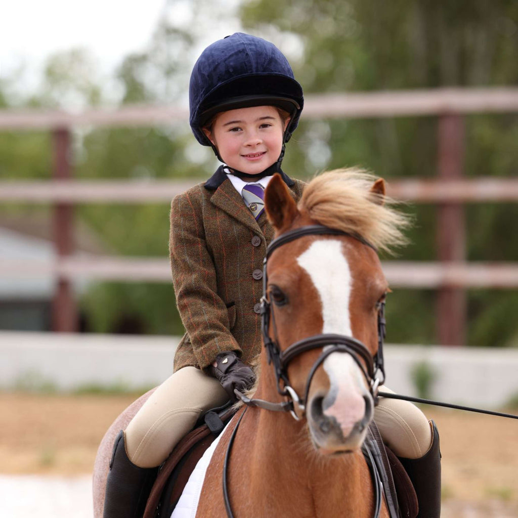 Aubrion by Shires Competition Jacket Saratoga Children Rust Check