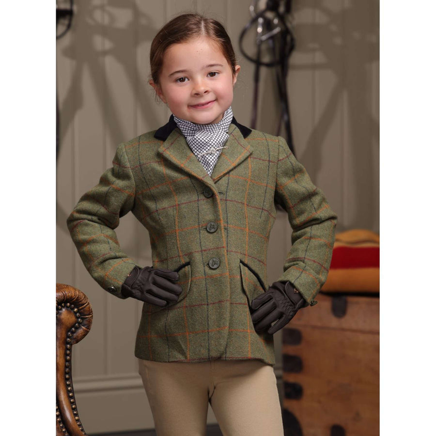 Aubrion by Shires Competition Jacket Saratoga Children Red/Yellow/Blue Check