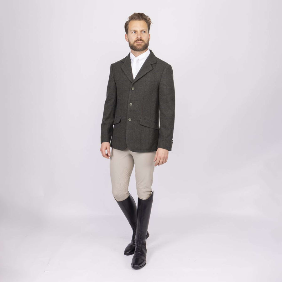 Aubrion by Shires Competition Jacket Saratoga Men Elm Green Check