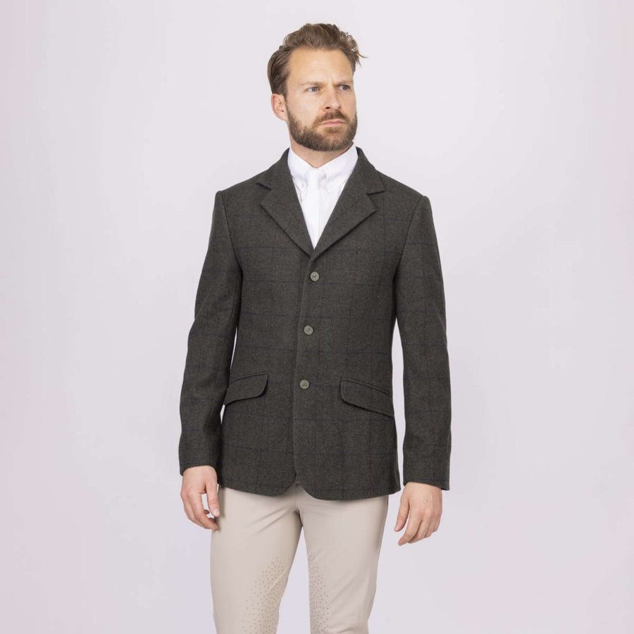 Aubrion by Shires Competition Jacket Saratoga Men Elm Green Check