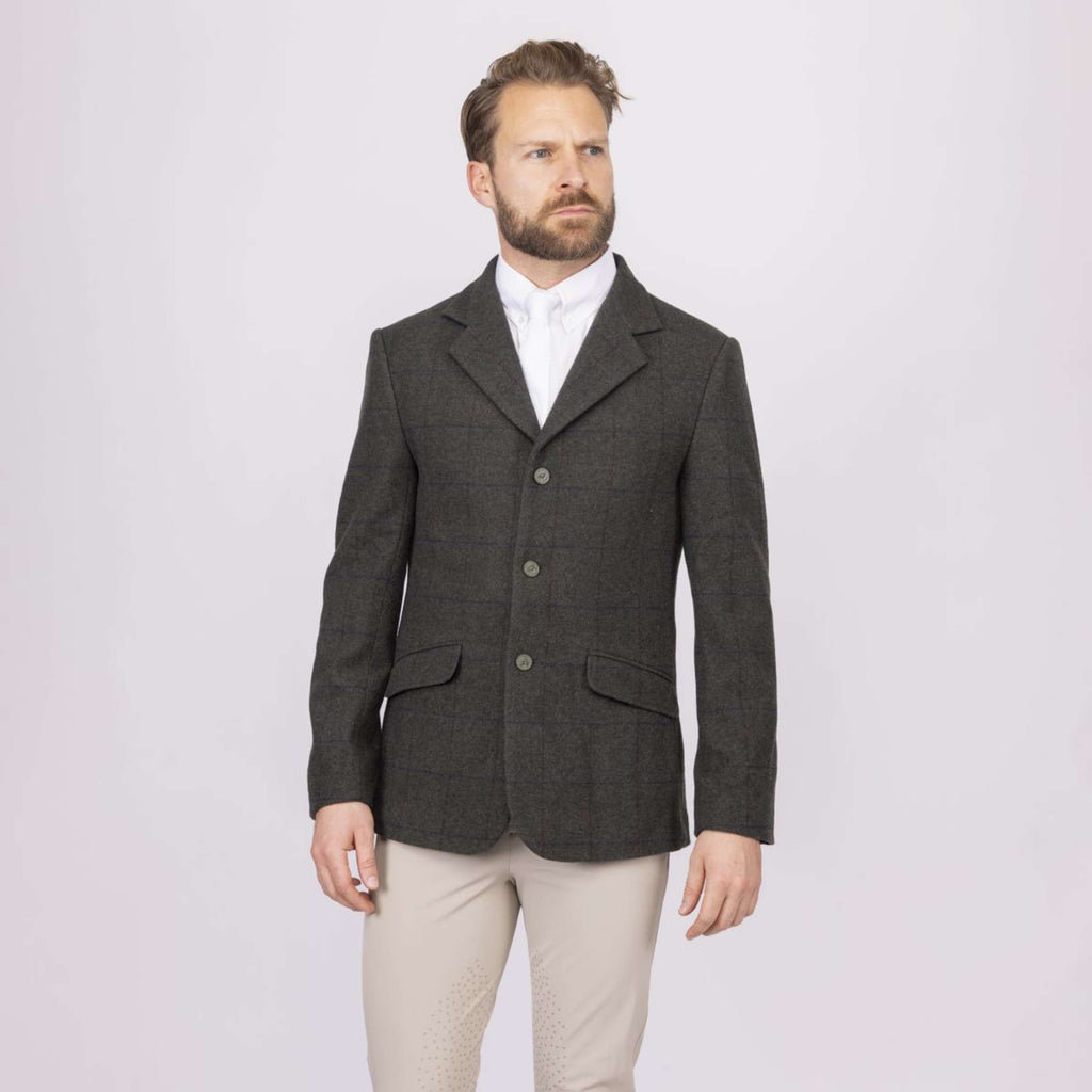 Aubrion by Shires Competition Jacket Saratoga Men Elm Green Check