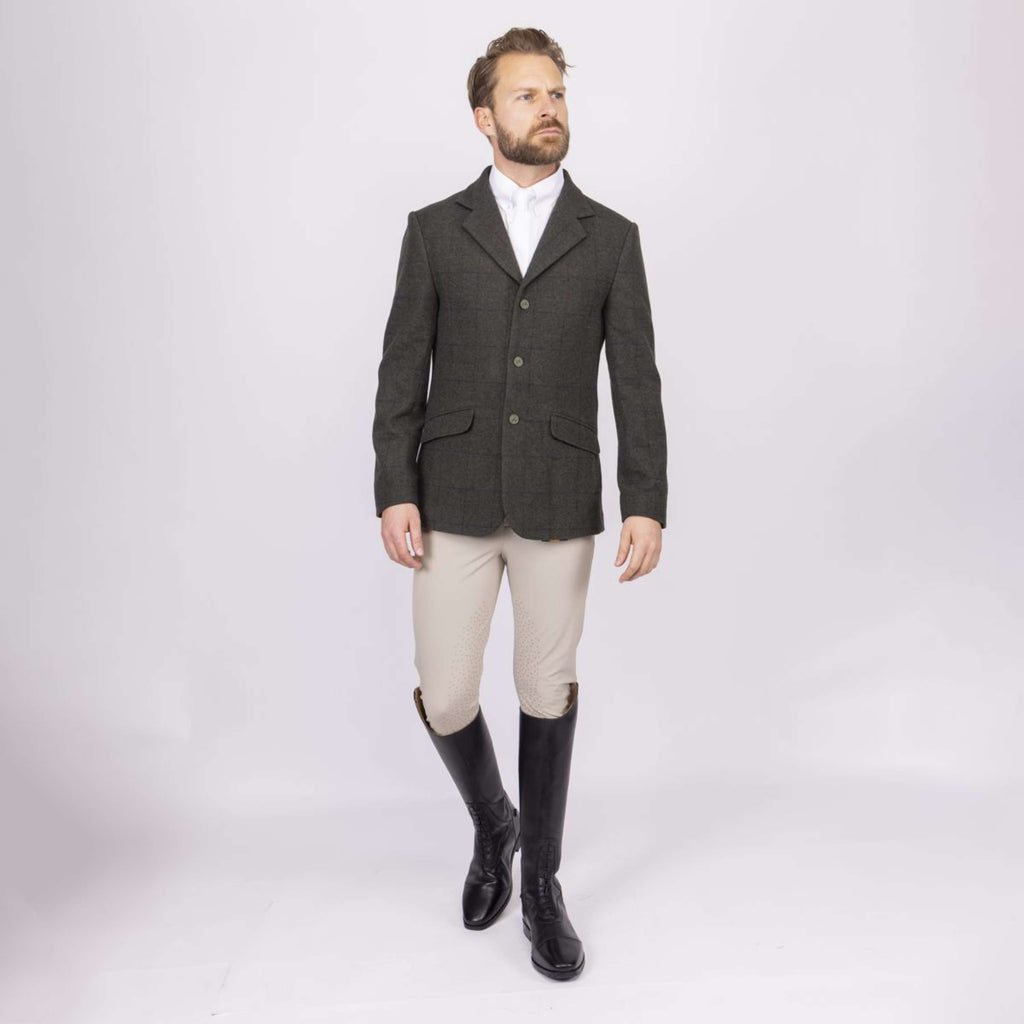 Aubrion by Shires Competition Jacket Saratoga Men Elm Green Check