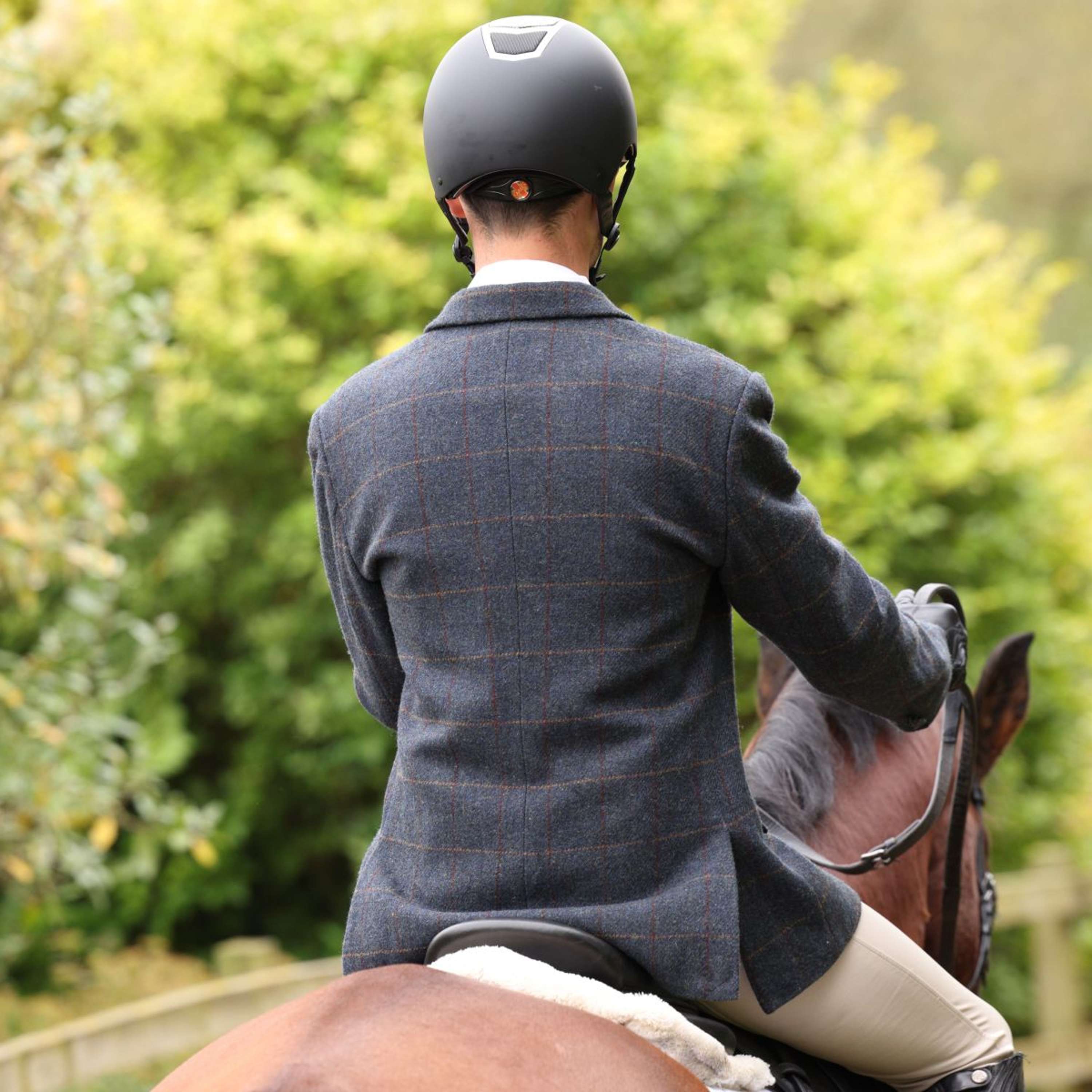 Aubrion by Shires Competition Jacket Saratoga Men Juniper Navy Check
