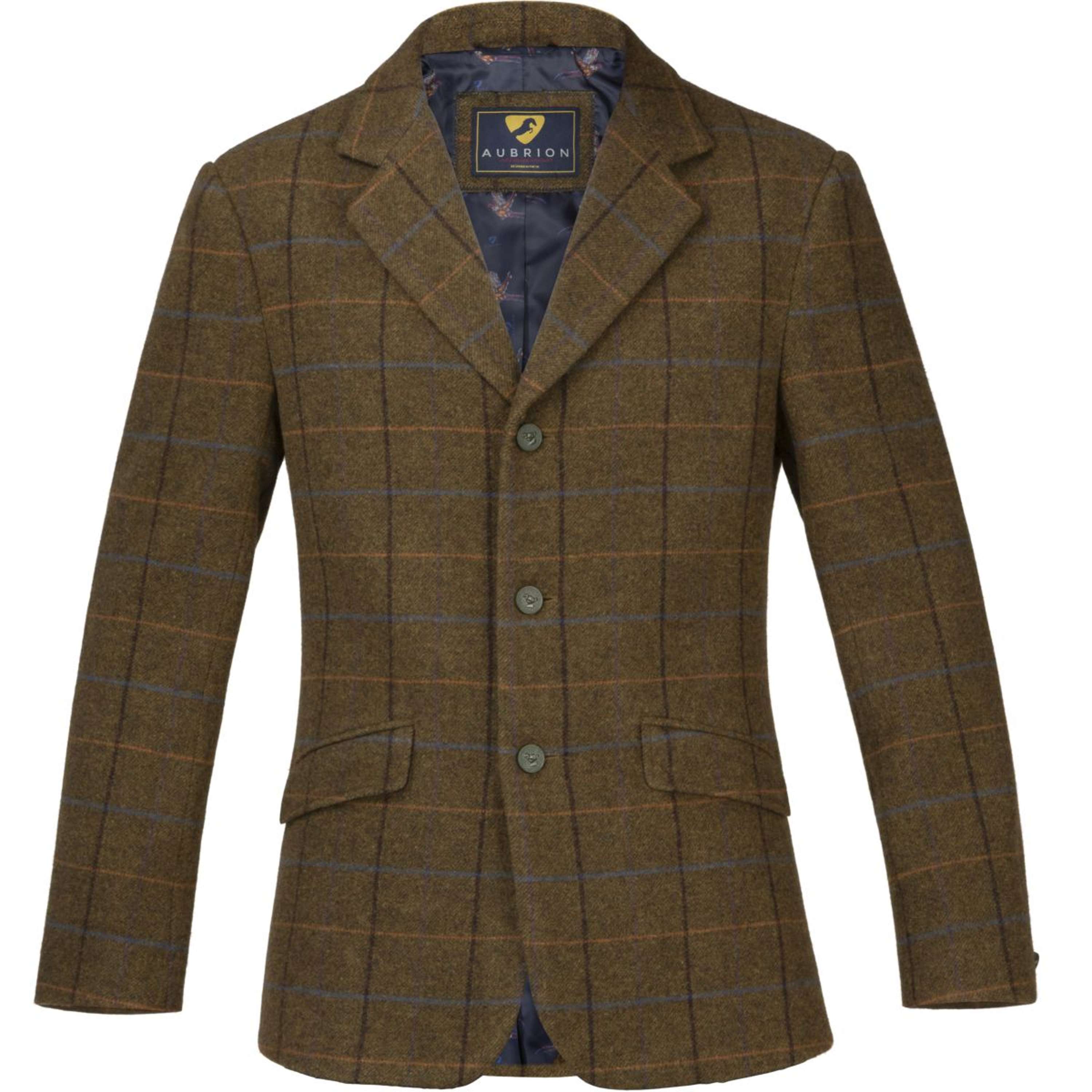 Aubrion by Shires Competition Jacket Saratoga Men Oak Brown Check