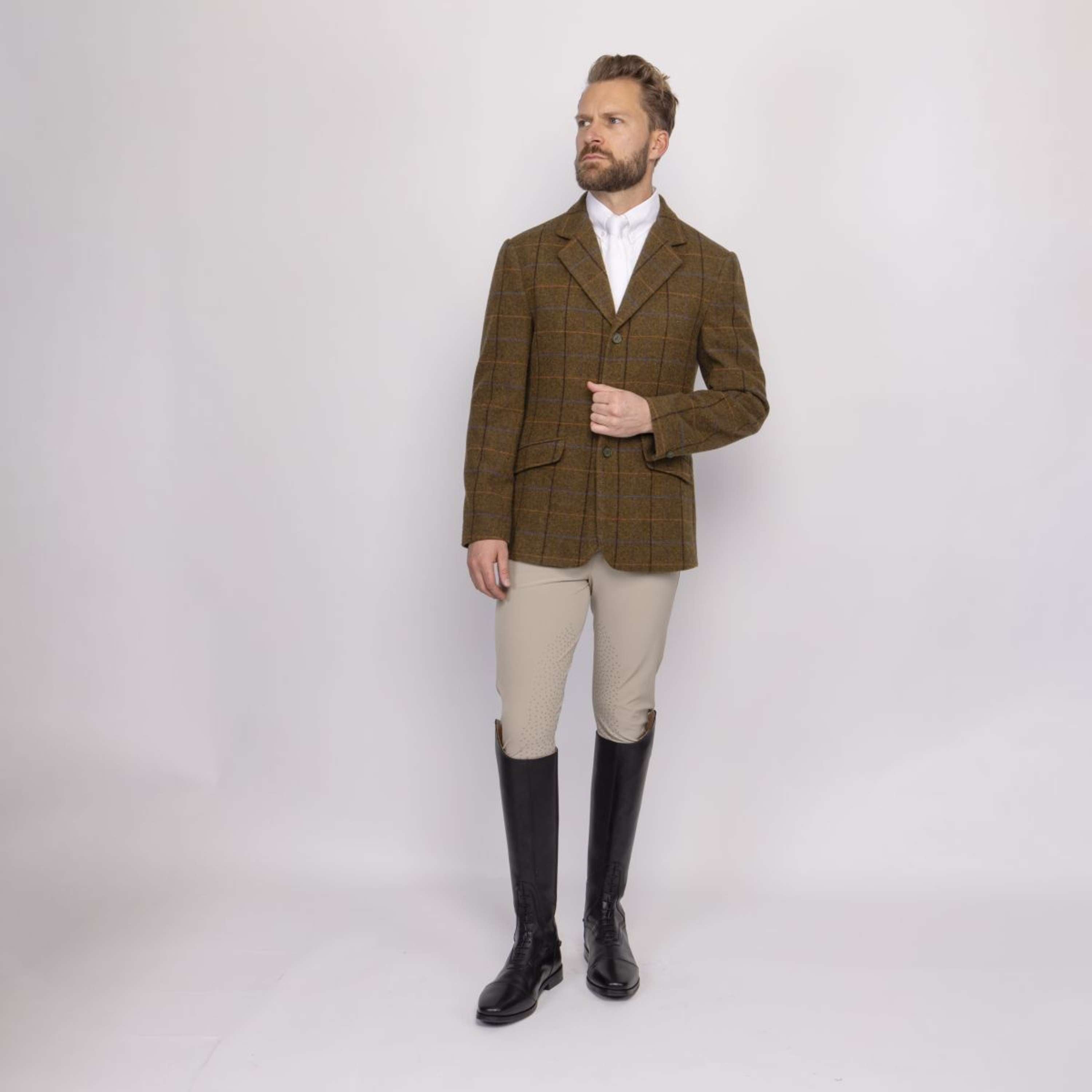 Aubrion by Shires Competition Jacket Saratoga Men Oak Brown Check