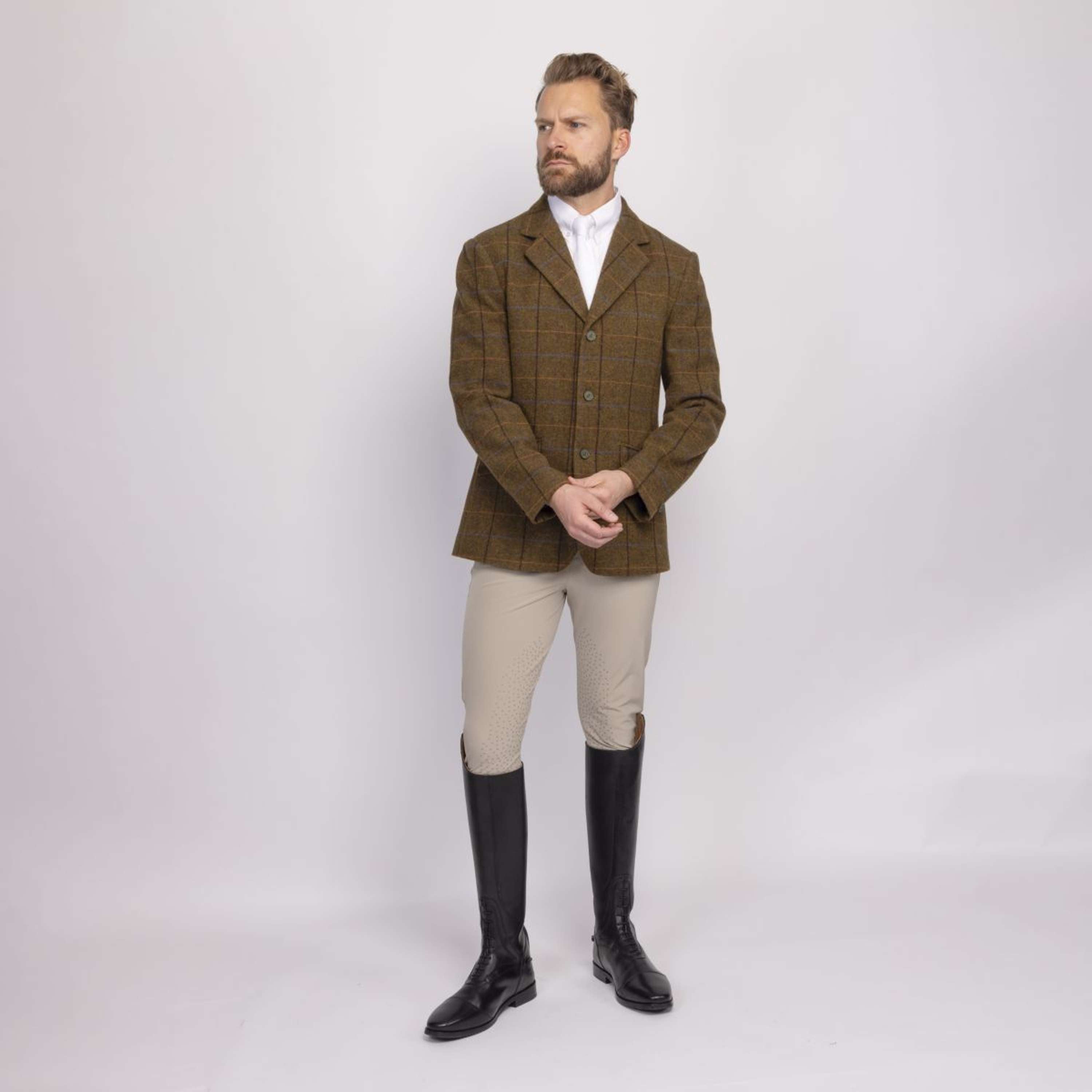 Aubrion by Shires Competition Jacket Saratoga Men Oak Brown Check