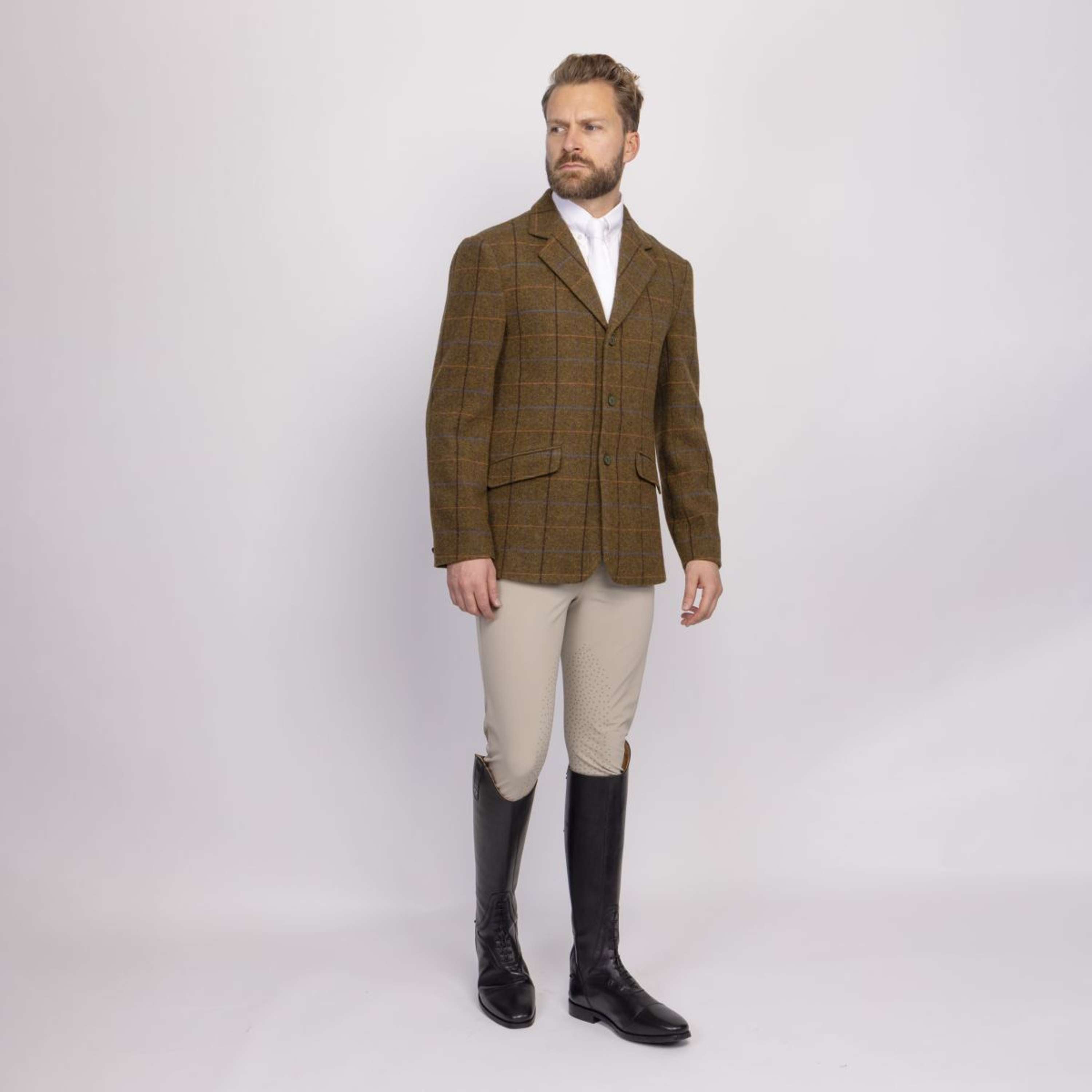 Aubrion by Shires Competition Jacket Saratoga Men Oak Brown Check