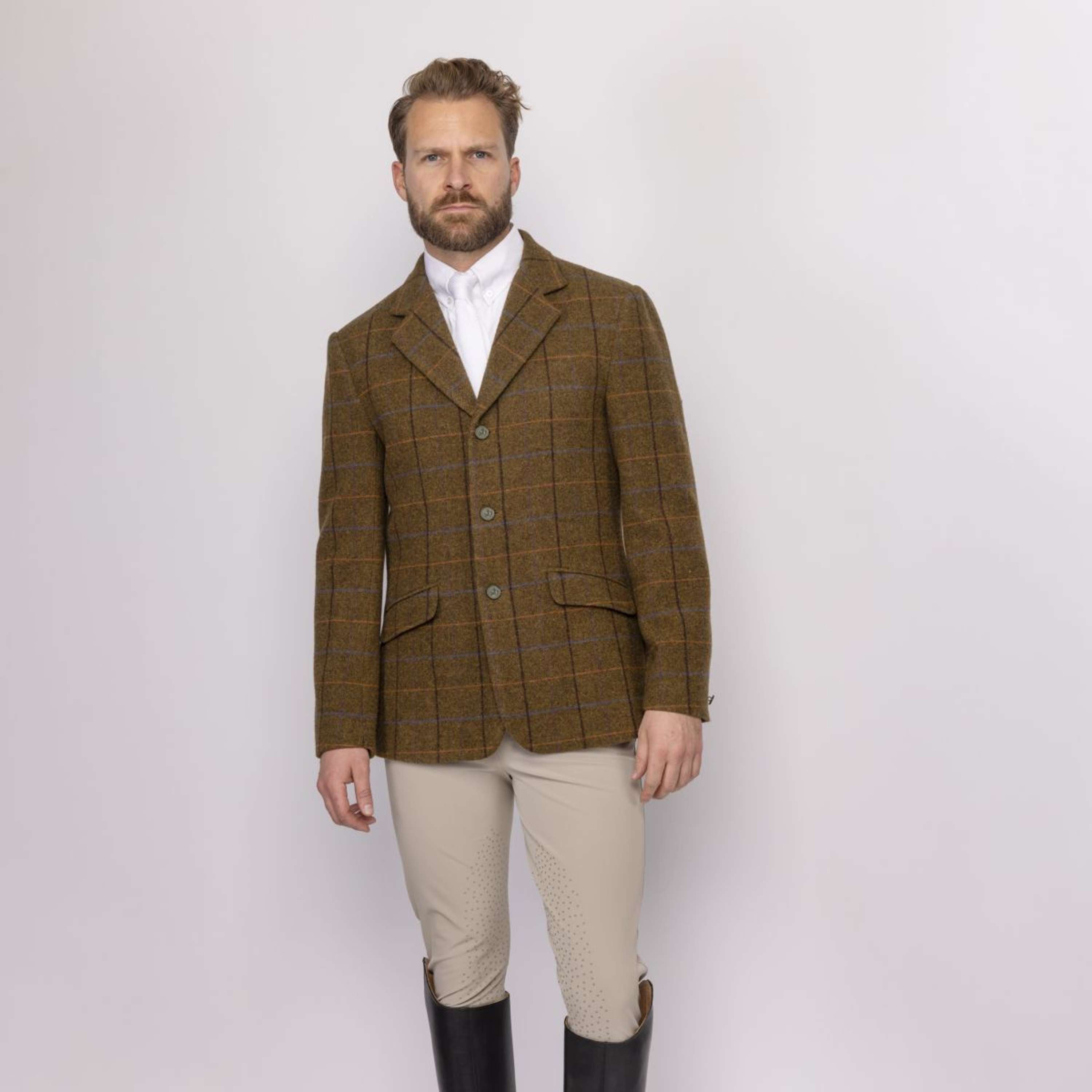 Aubrion by Shires Competition Jacket Saratoga Men Oak Brown Check