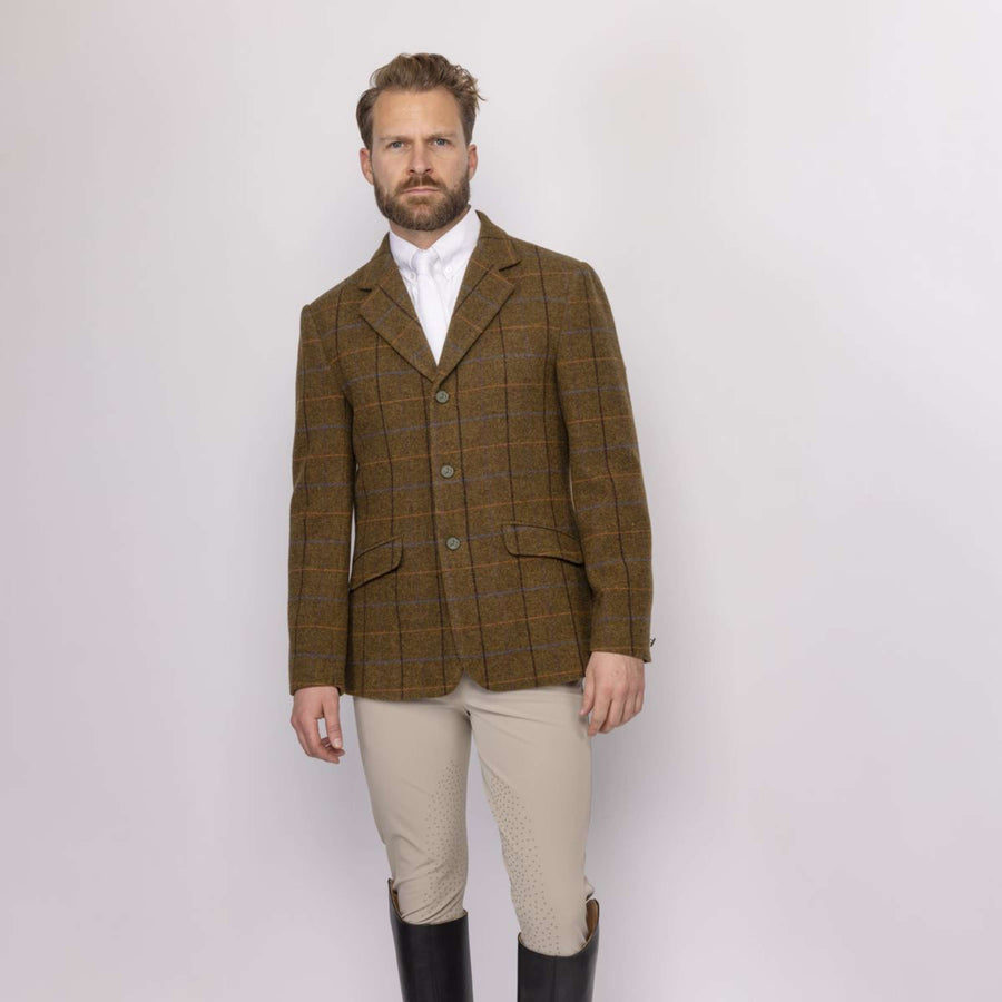 Aubrion by Shires Competition Jacket Saratoga Men Oak Brown Check