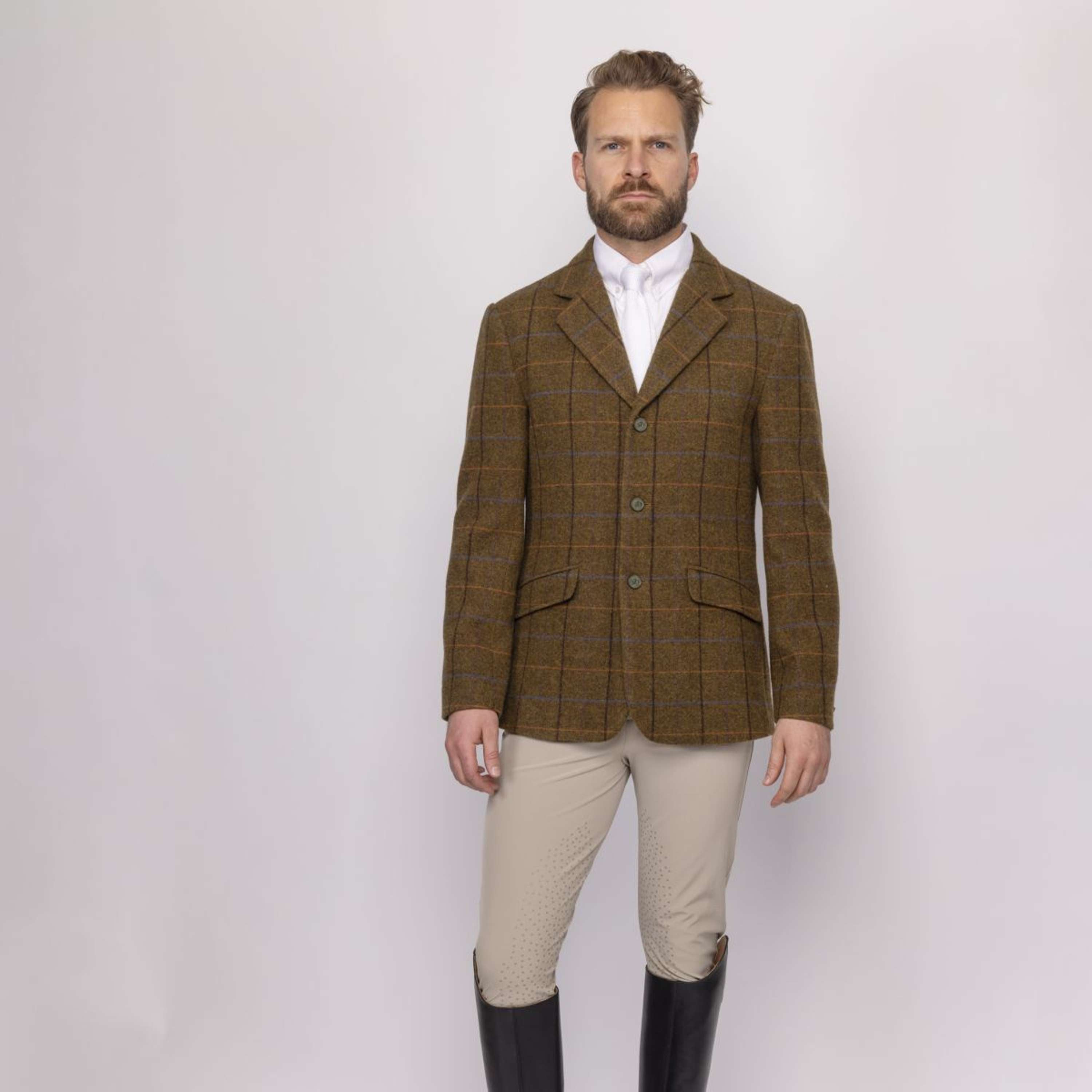 Aubrion by Shires Competition Jacket Saratoga Men Oak Brown Check