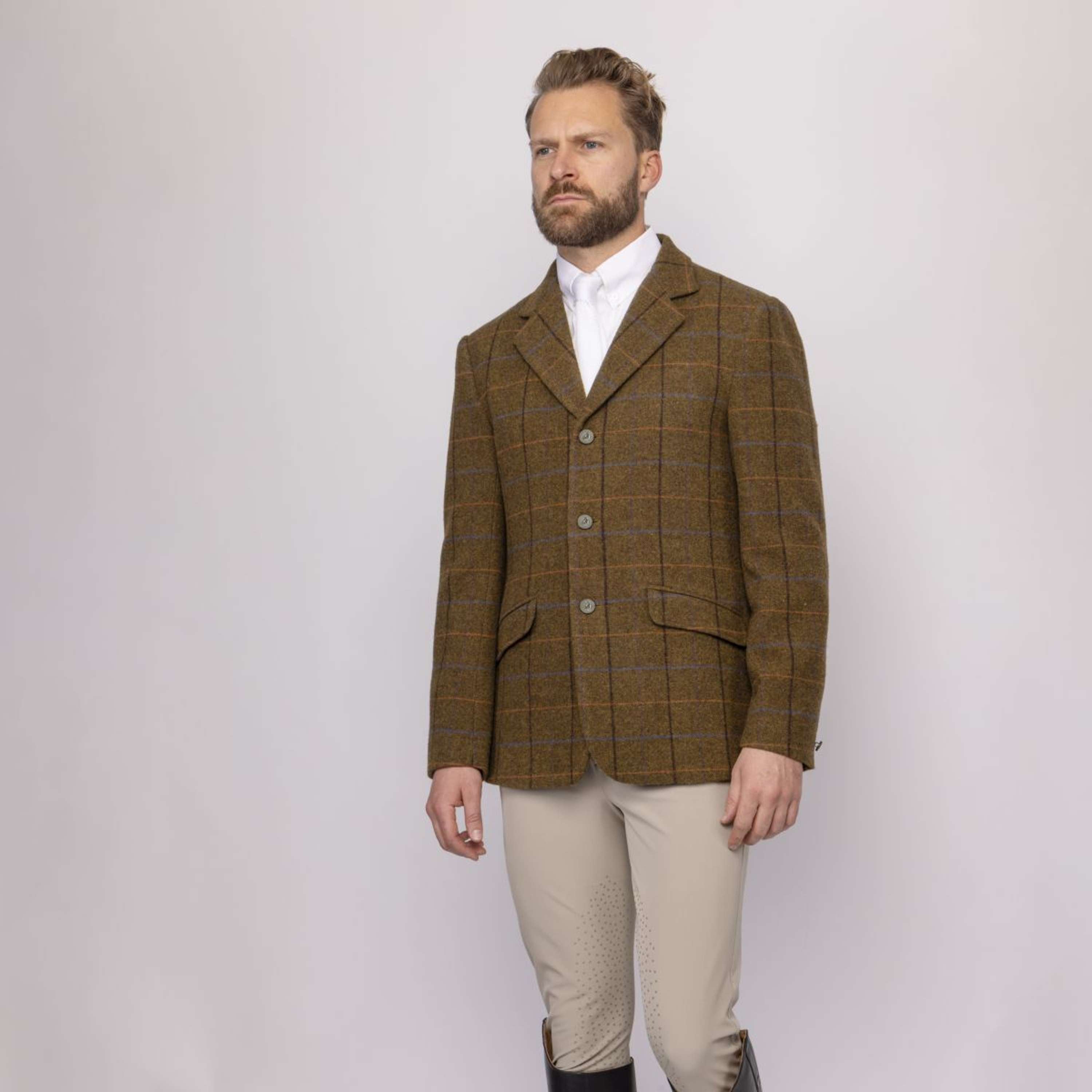 Aubrion by Shires Competition Jacket Saratoga Men Oak Brown Check