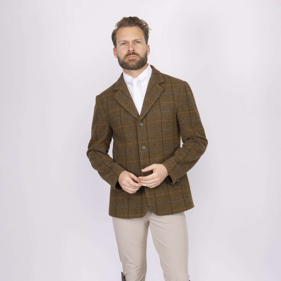 Aubrion by Shires Competition Jacket Saratoga Men Oak Brown Check
