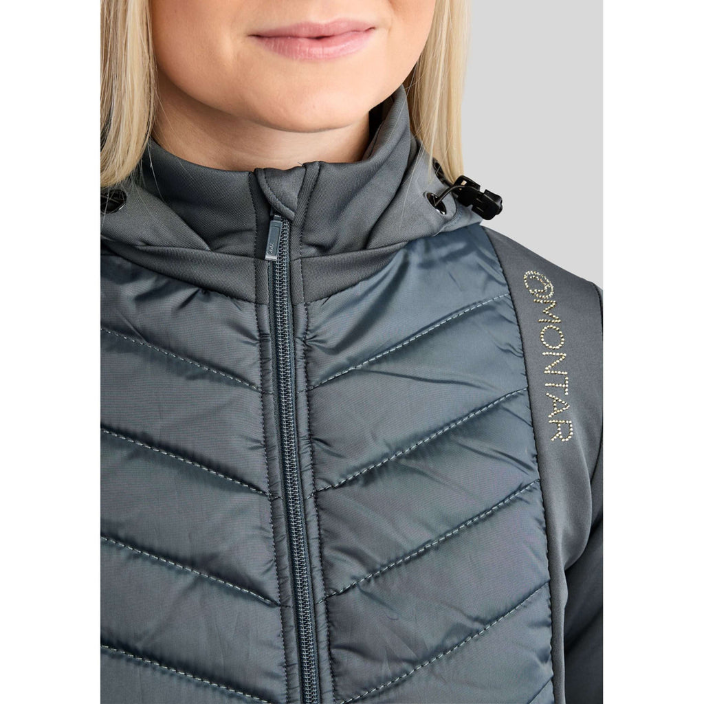 Montar Jacket MoEverline Hybrid Detachable Hood Golden Quartz Crystals Dark Slate