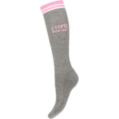 Stapp Horse Riding Socks Born To Ride Horses Light Grey